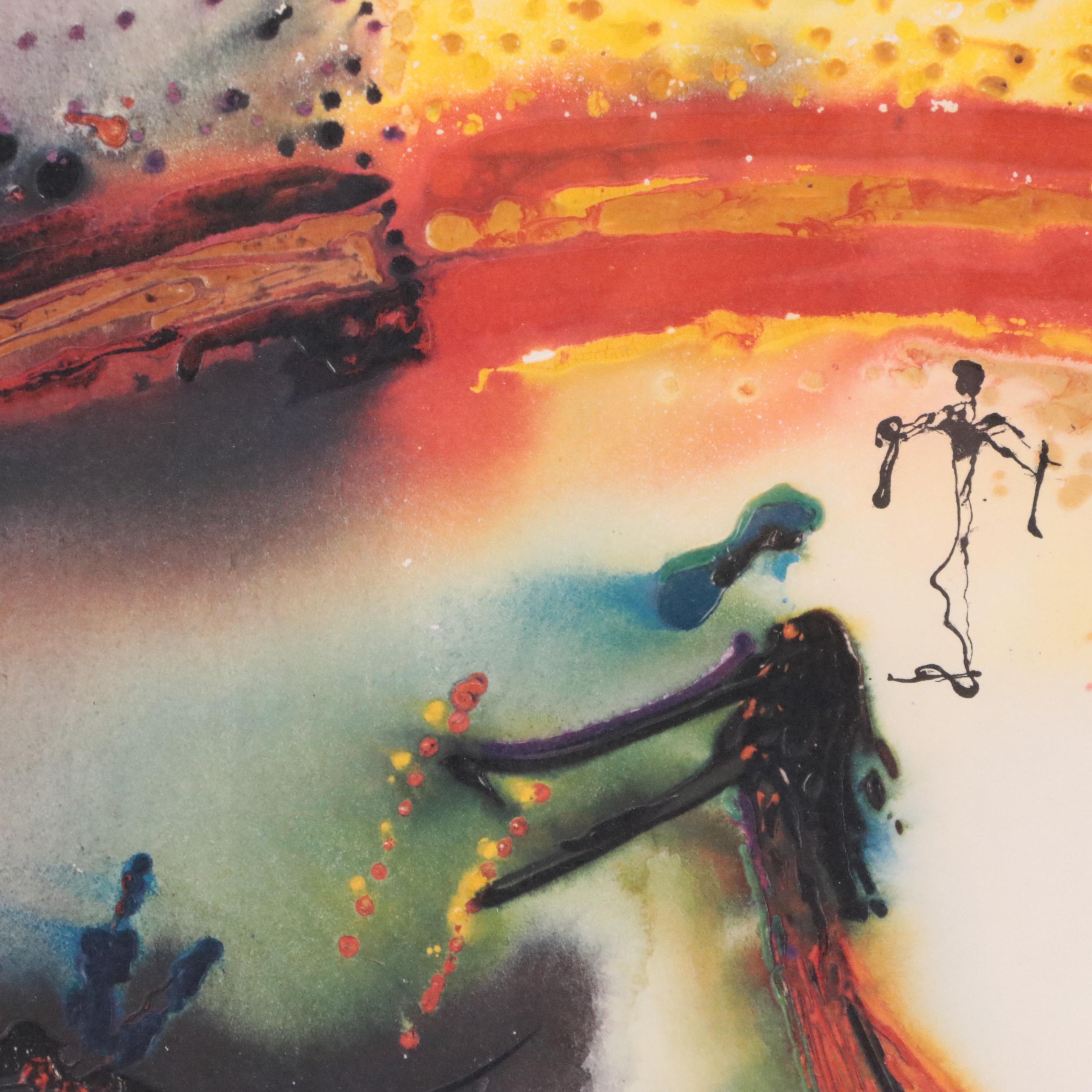 Salvador Dalí Embossed Collotype "Tauromachie (Bullfight II) #4"