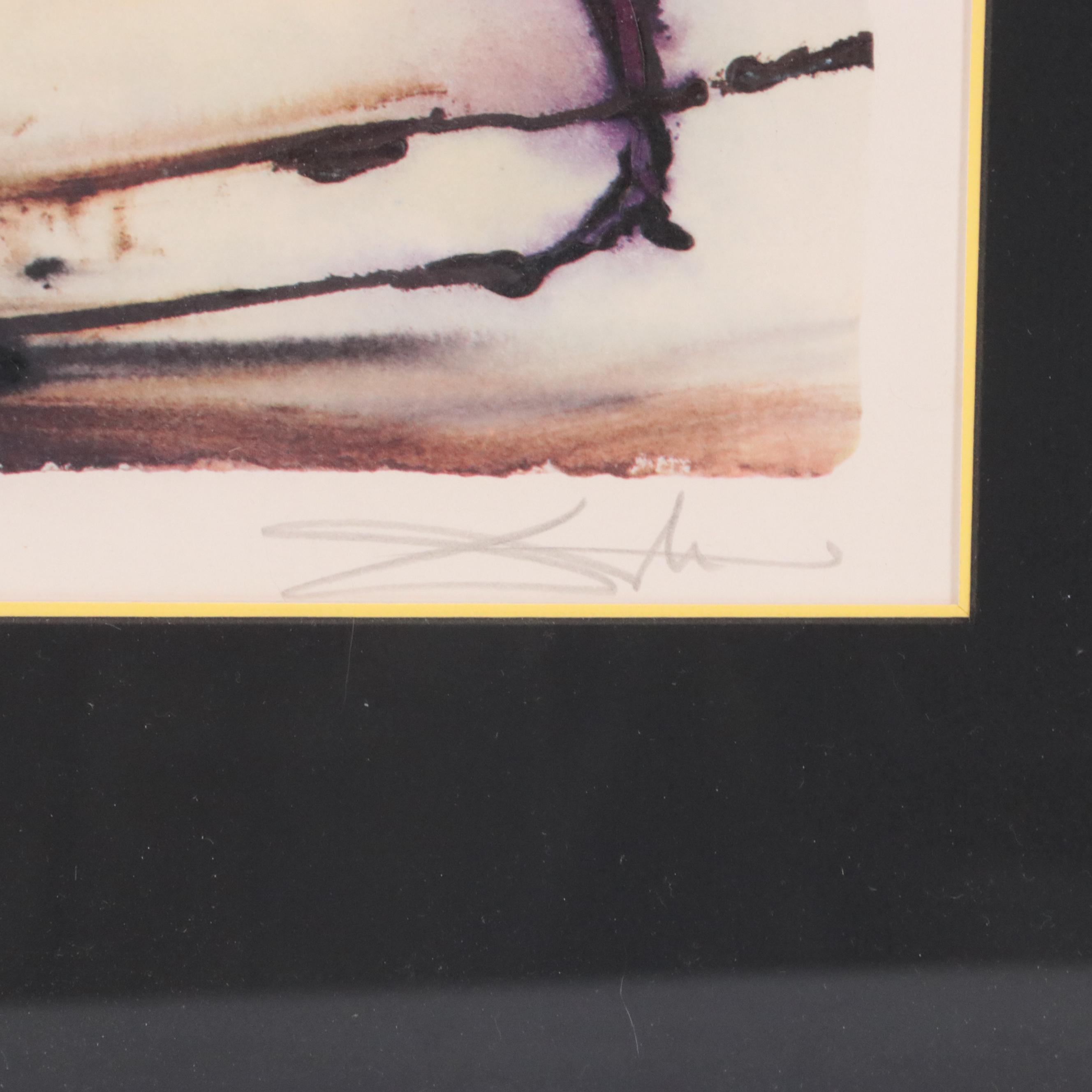 Salvador Dalí Embossed Collotype "Tauromachie (Bullfight II) #4"