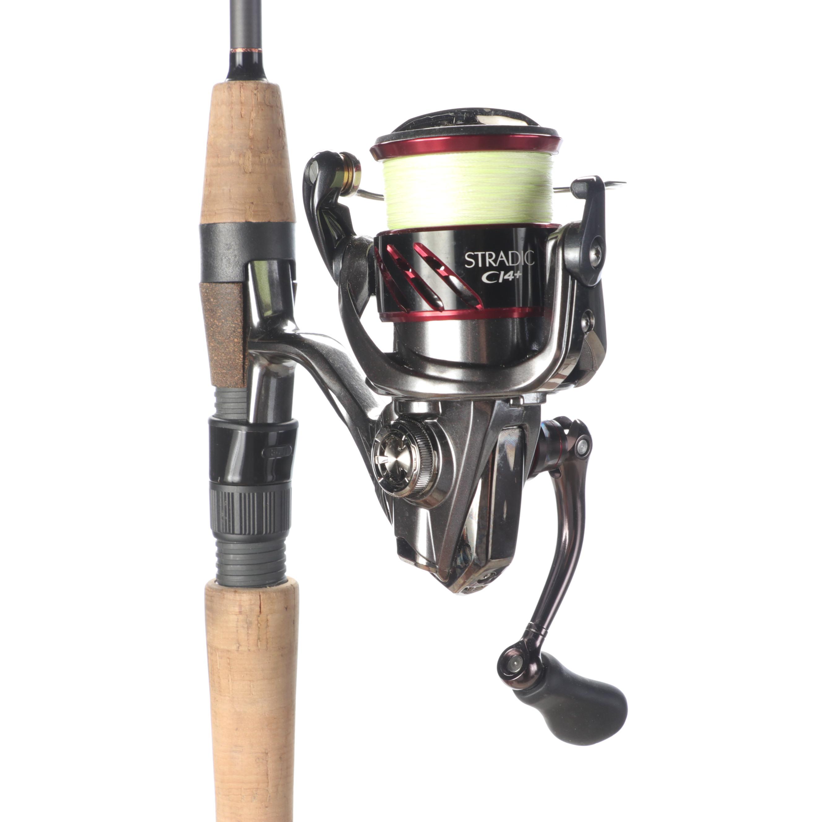 G Loomis Walleye GLX Fishing Rod with Stradic C1 4+ Reel