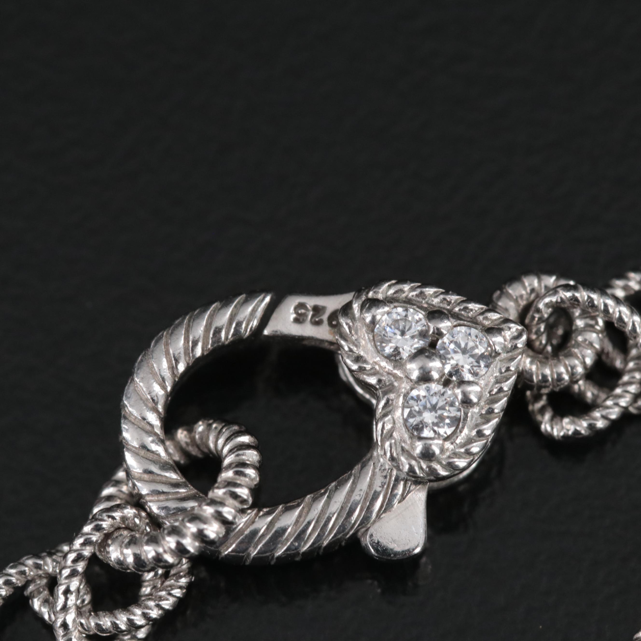 Judith Ripka Featured in Sterling, Diamond and Pearl Necklaces