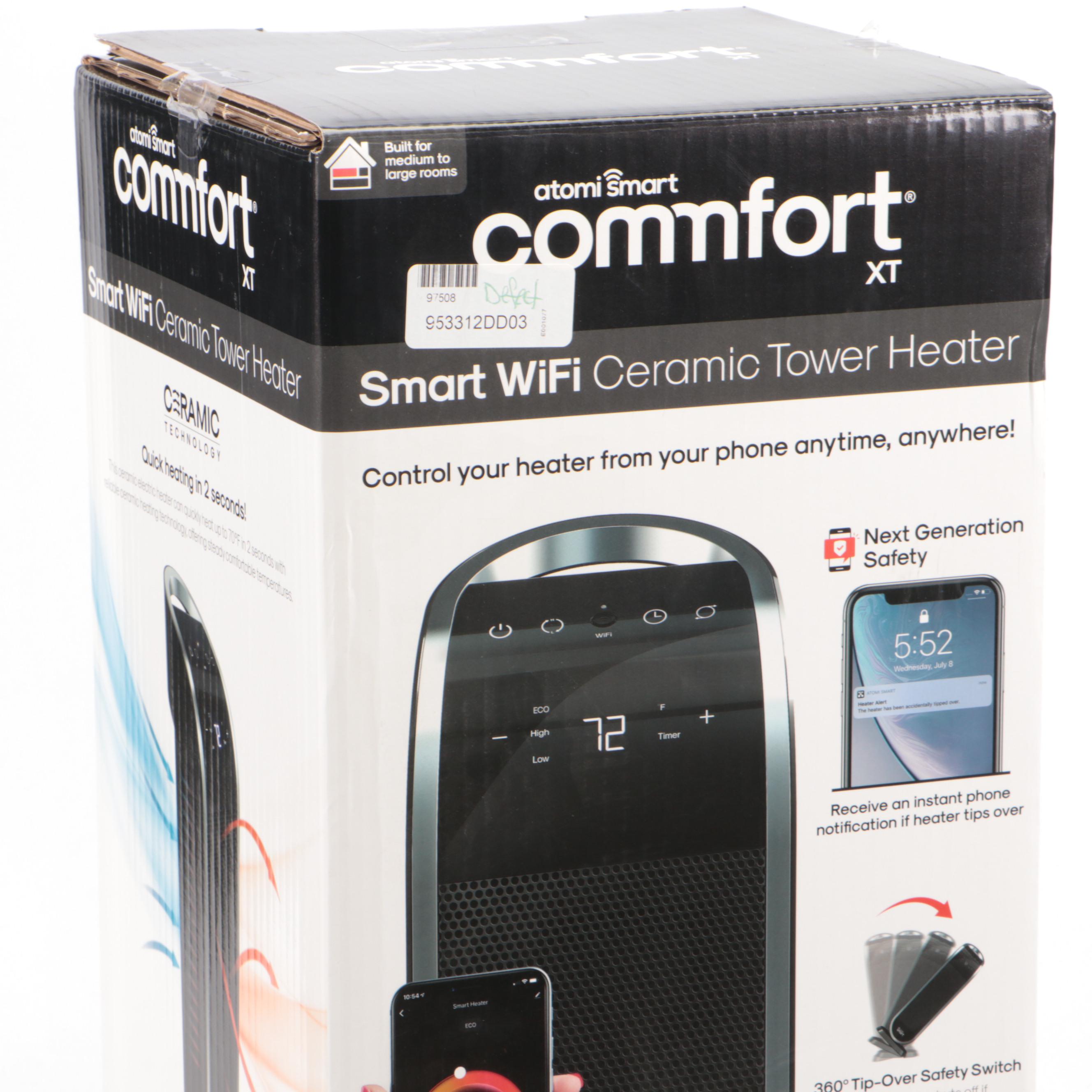 Atomi Comfort Smart Wifi Ceramic Tower Heater