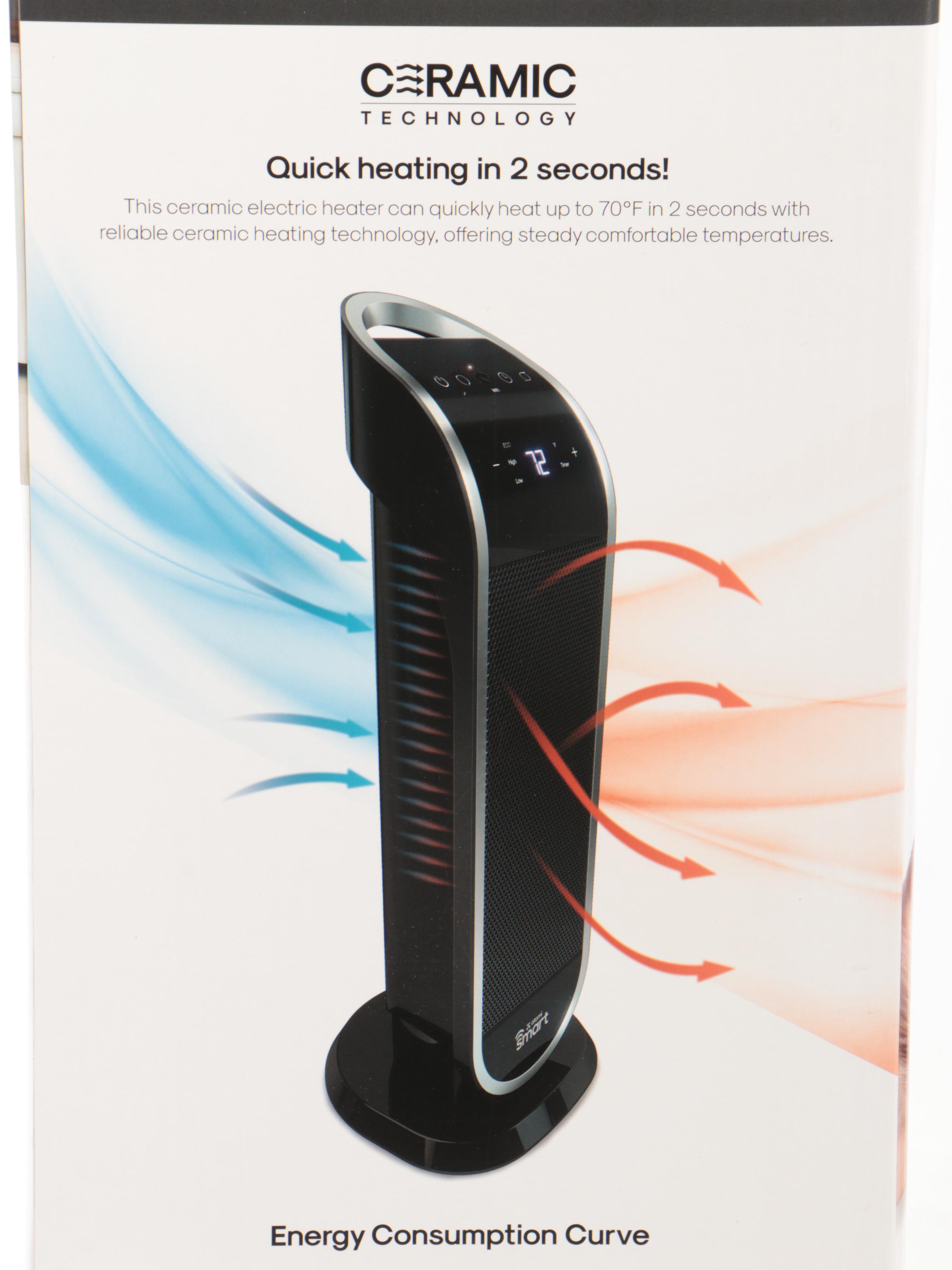 Atomi Comfort Smart Wifi Ceramic Tower Heater