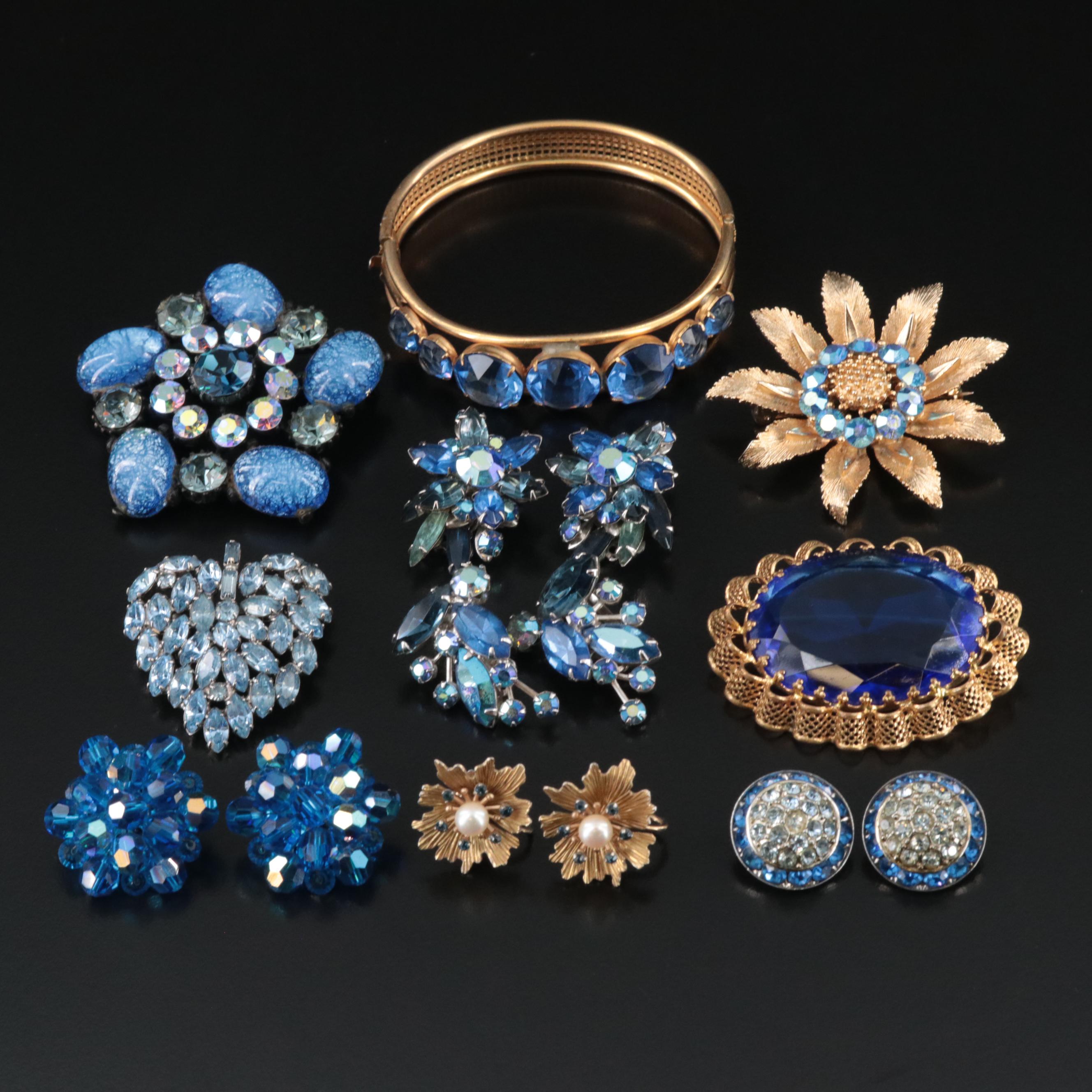 Weiss Featured in Art Glass, Crystal and Rhinestone Vintage Jewelry
