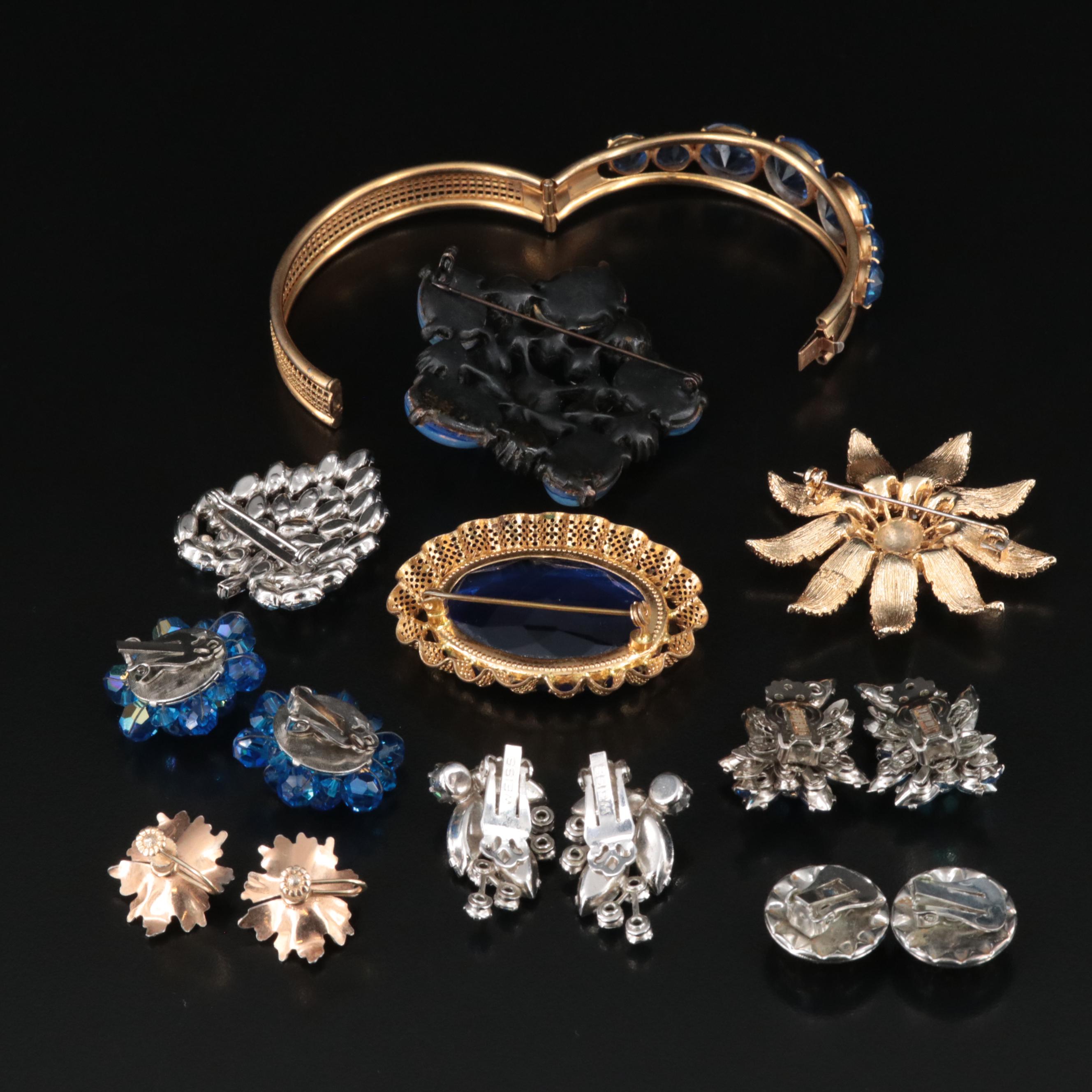 Weiss Featured in Art Glass, Crystal and Rhinestone Vintage Jewelry