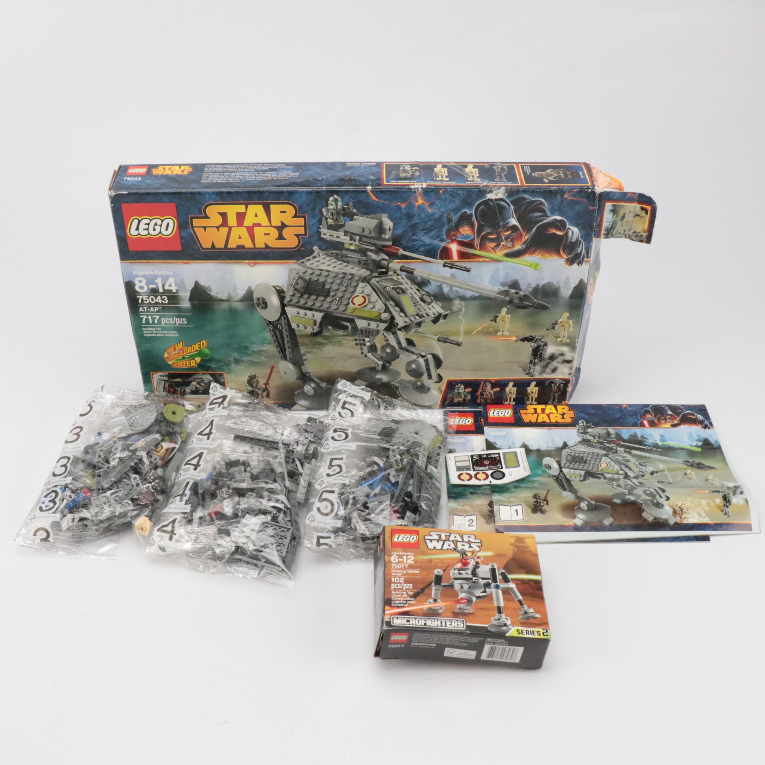 LEGO Star Wars AT-AP Set with Microfighters Series 2 Set, Ninjago Figures & More