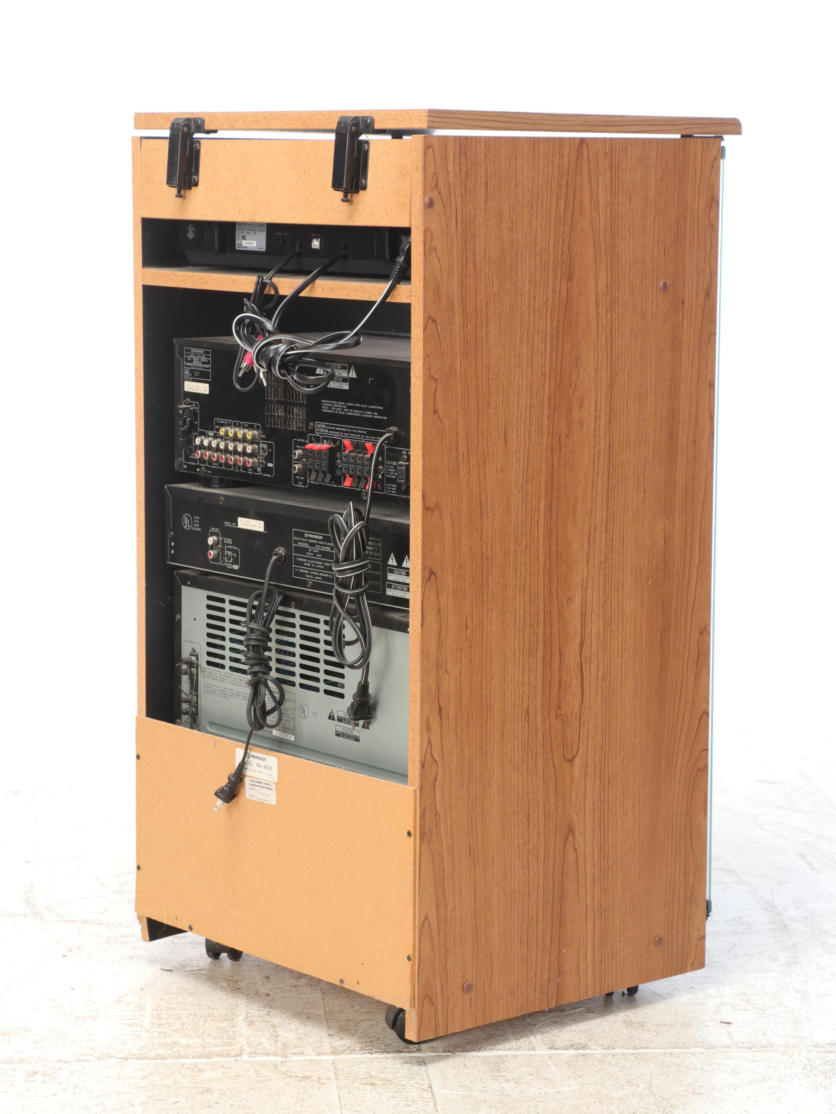 Pioneer Hi-Fi System w/. CD Player, Tape Deck, Receiver, More &  Loudspeakers