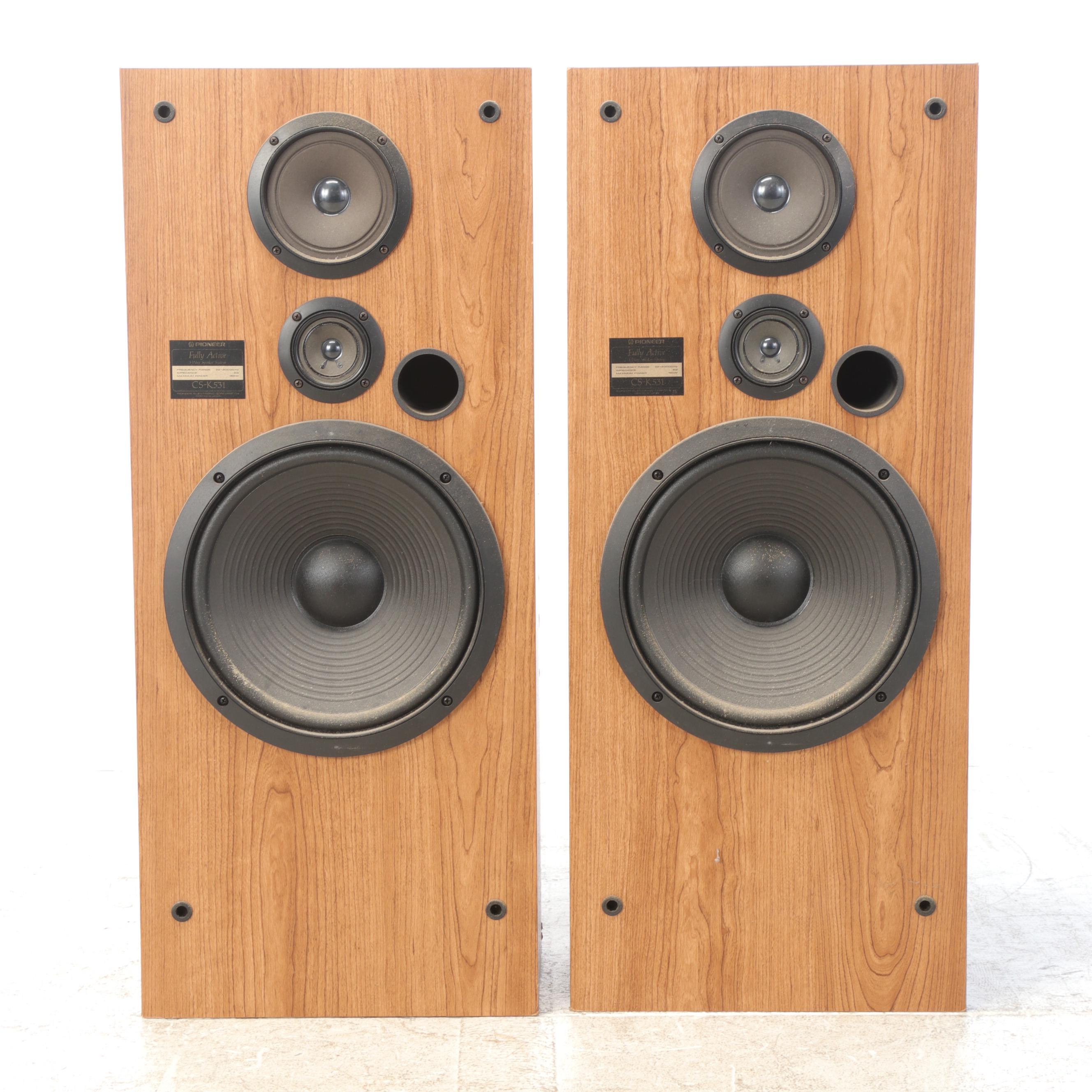 Pioneer Hi-Fi System w/. CD Player, Tape Deck, Receiver, More &  Loudspeakers