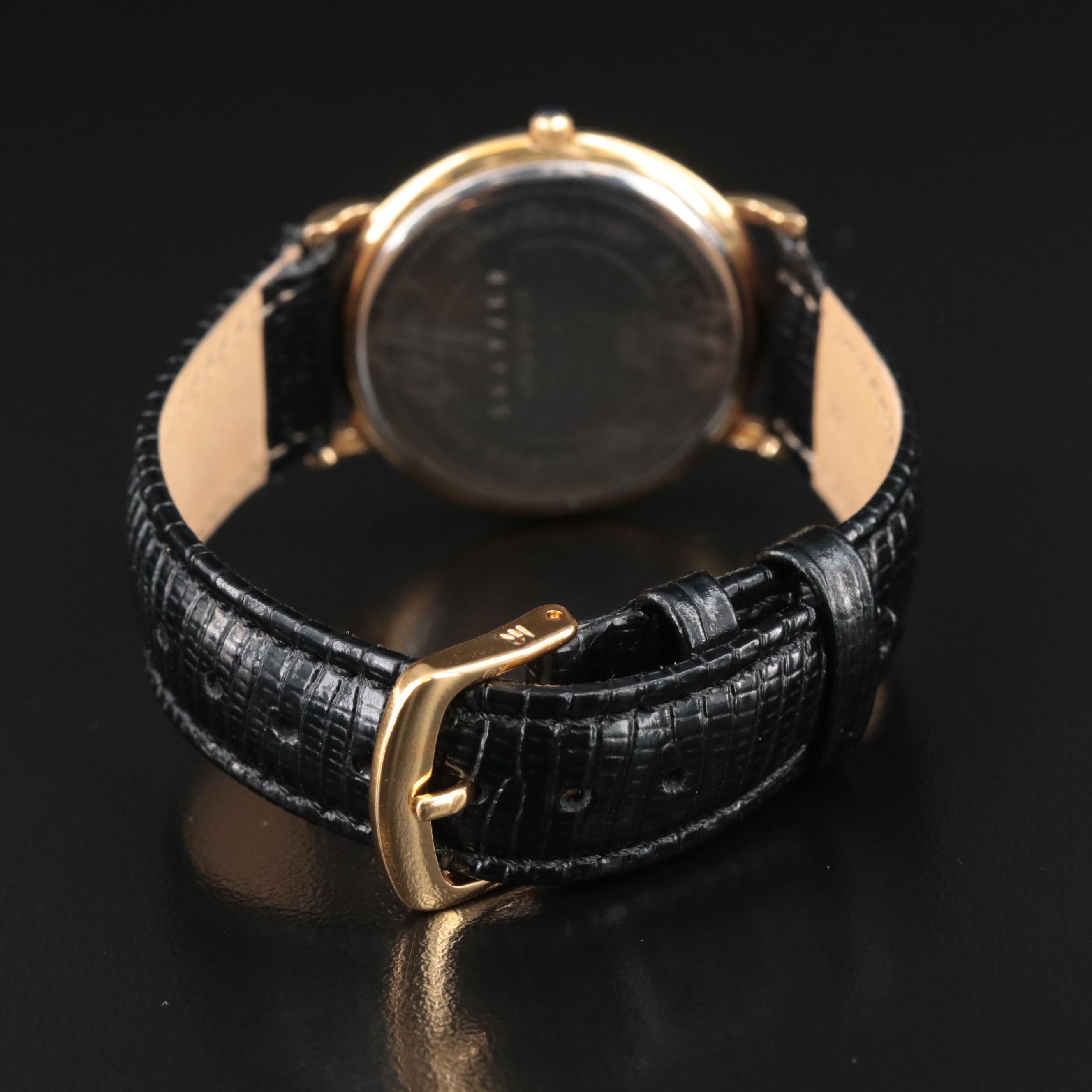 Movado Yellow Tone Quartz, Date Watch