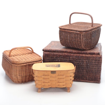Peterboro Basket Co. Woven Wood Basket and More Woven Baskets