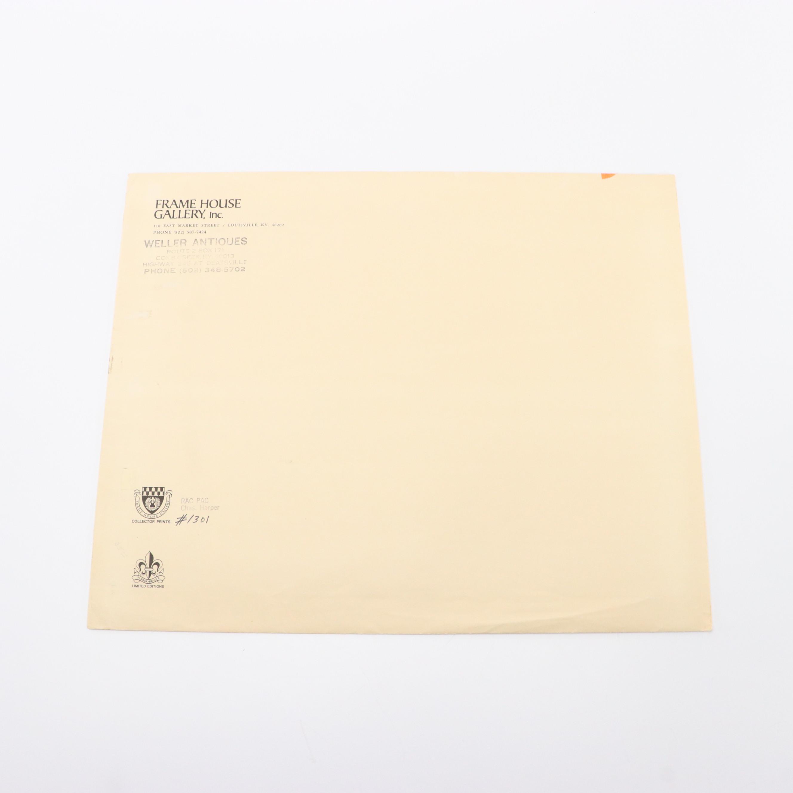 Charley Harper Serigraph "Raccpack," 1975