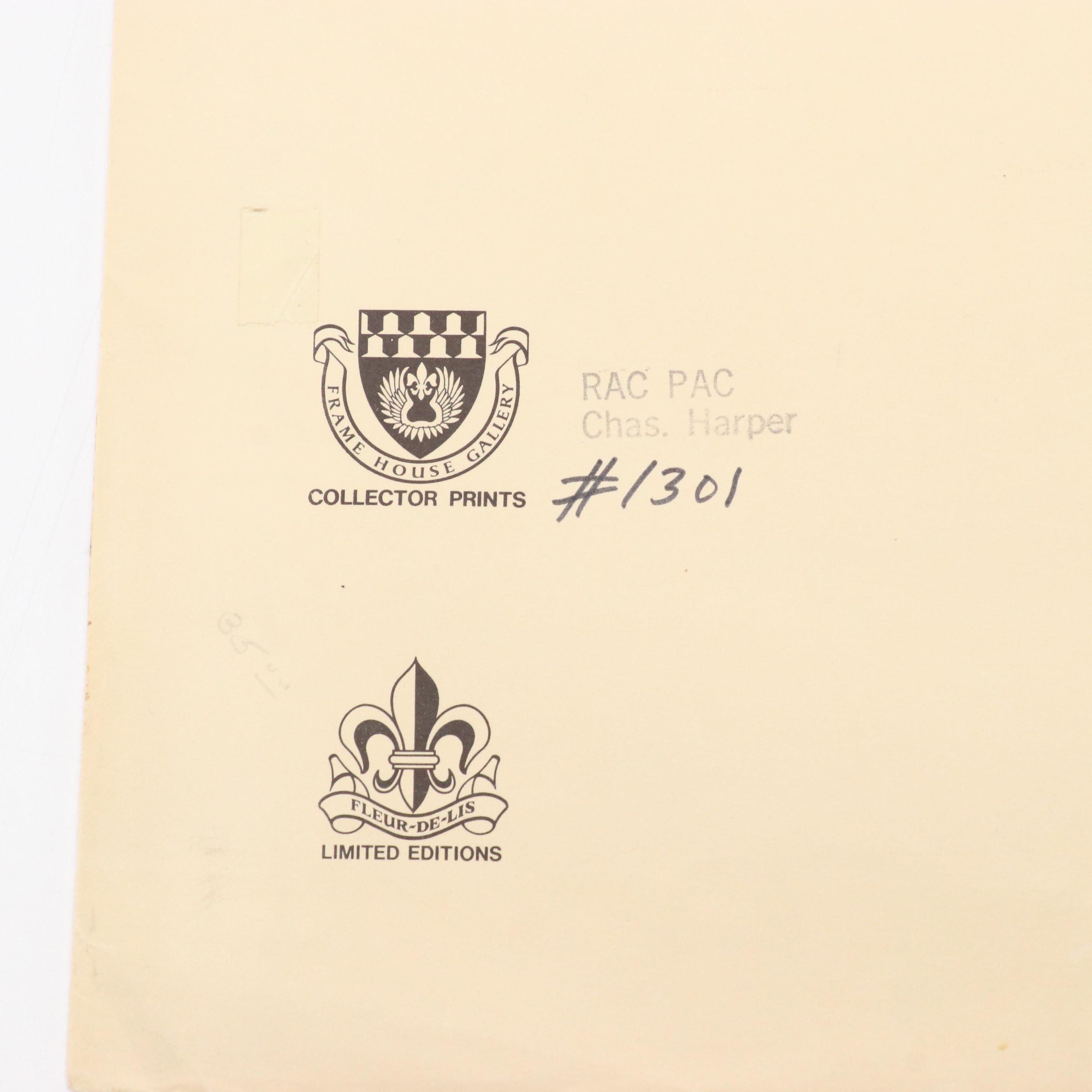 Charley Harper Serigraph "Raccpack," 1975