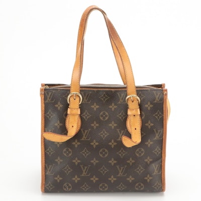 Louis Vuitton Popincourt Shoulder Bag in Monogram Coated Canvas and Leather