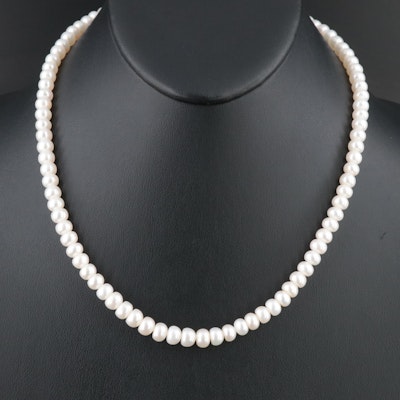 Honora Pearl Necklace with Sterling Clasp