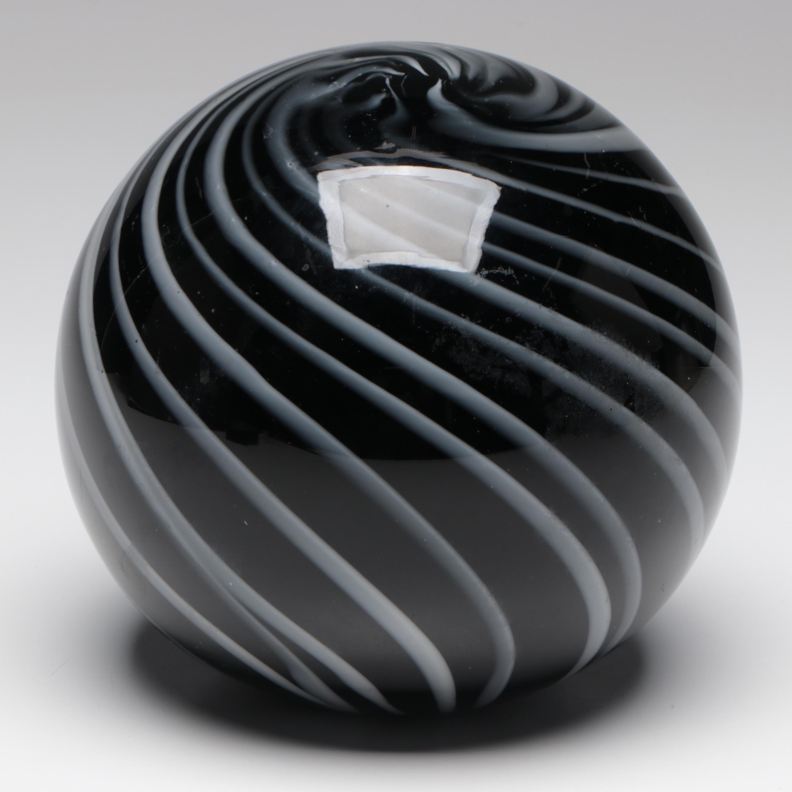 Art Glass Paperweights and Mats Jonasson Crystal Penguin Figurine