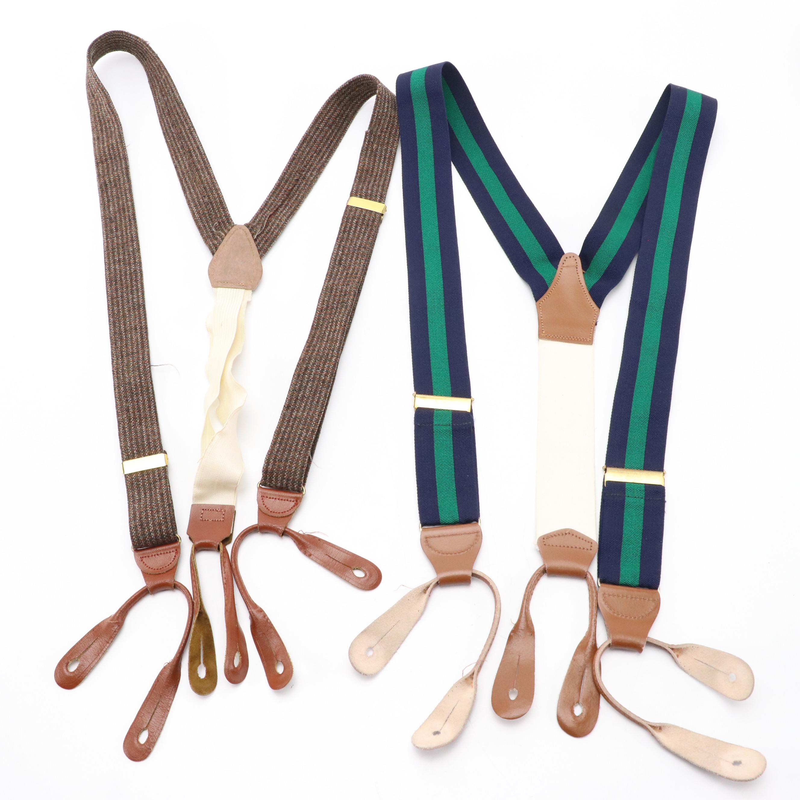 CAS, Sulka, Brooks Brothers, Thurston, and Other Suspenders