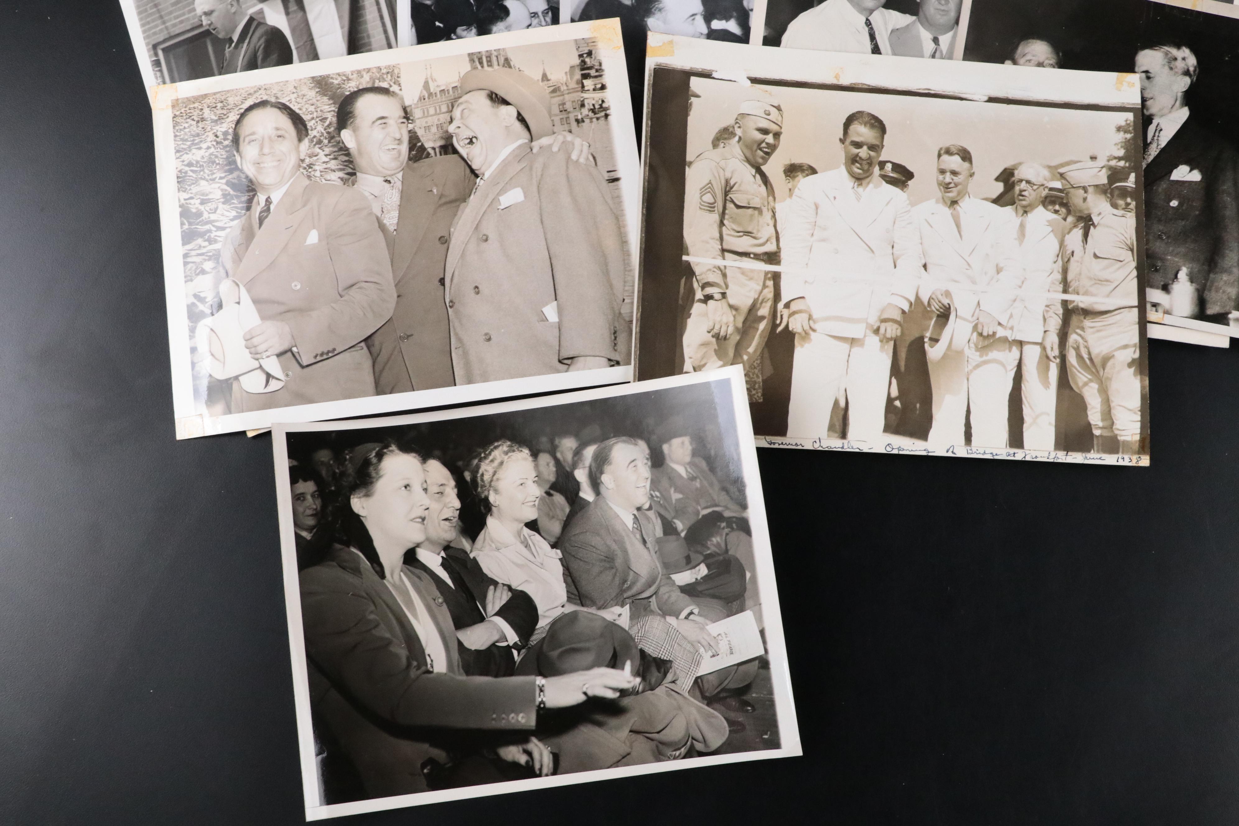 Photographs of Albert Benjamin "Happy" Chandler and More, Mid to Late 20th C.