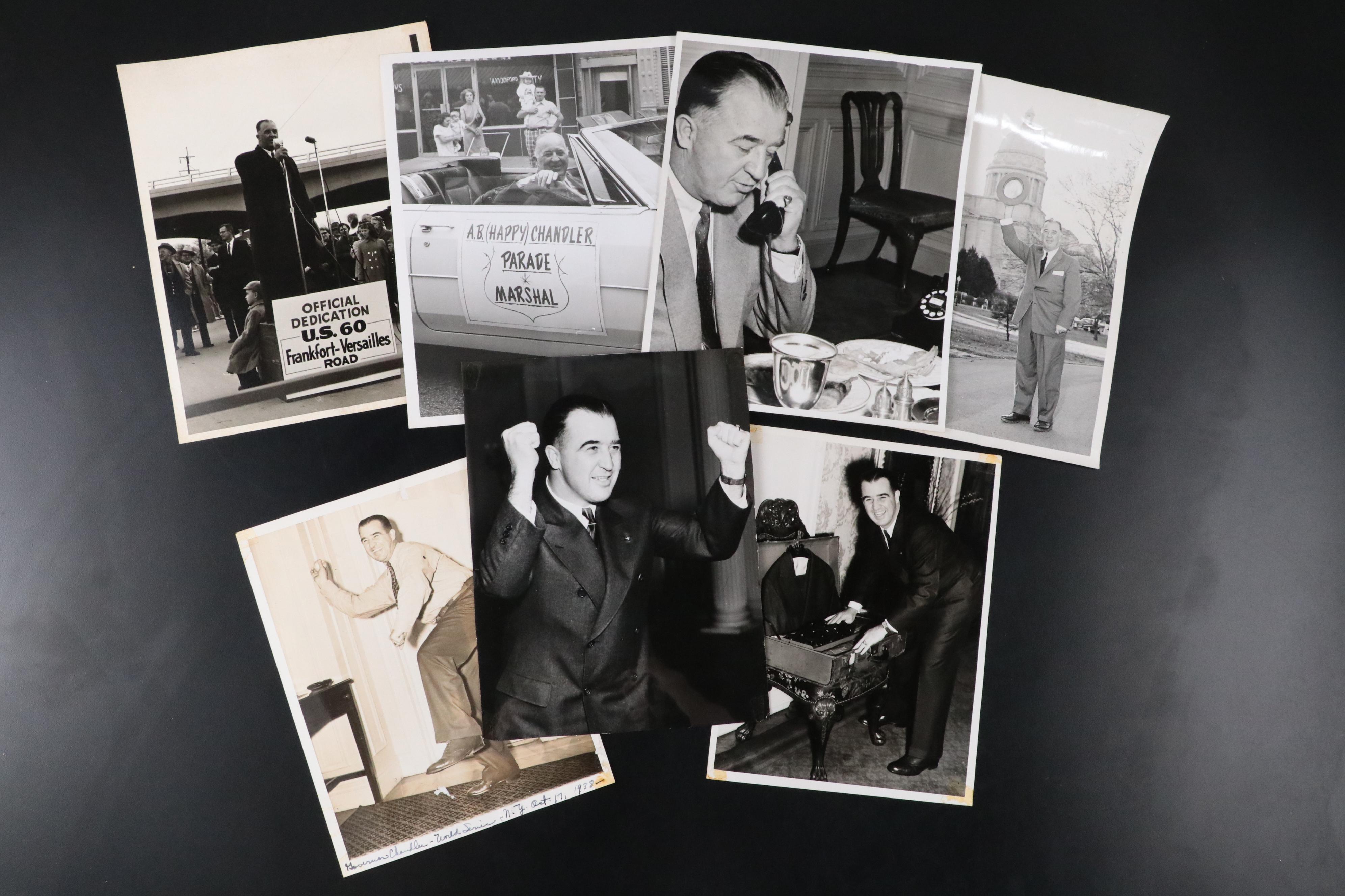 Photographs of Albert Benjamin "Happy" Chandler and More, Mid to Late 20th C.