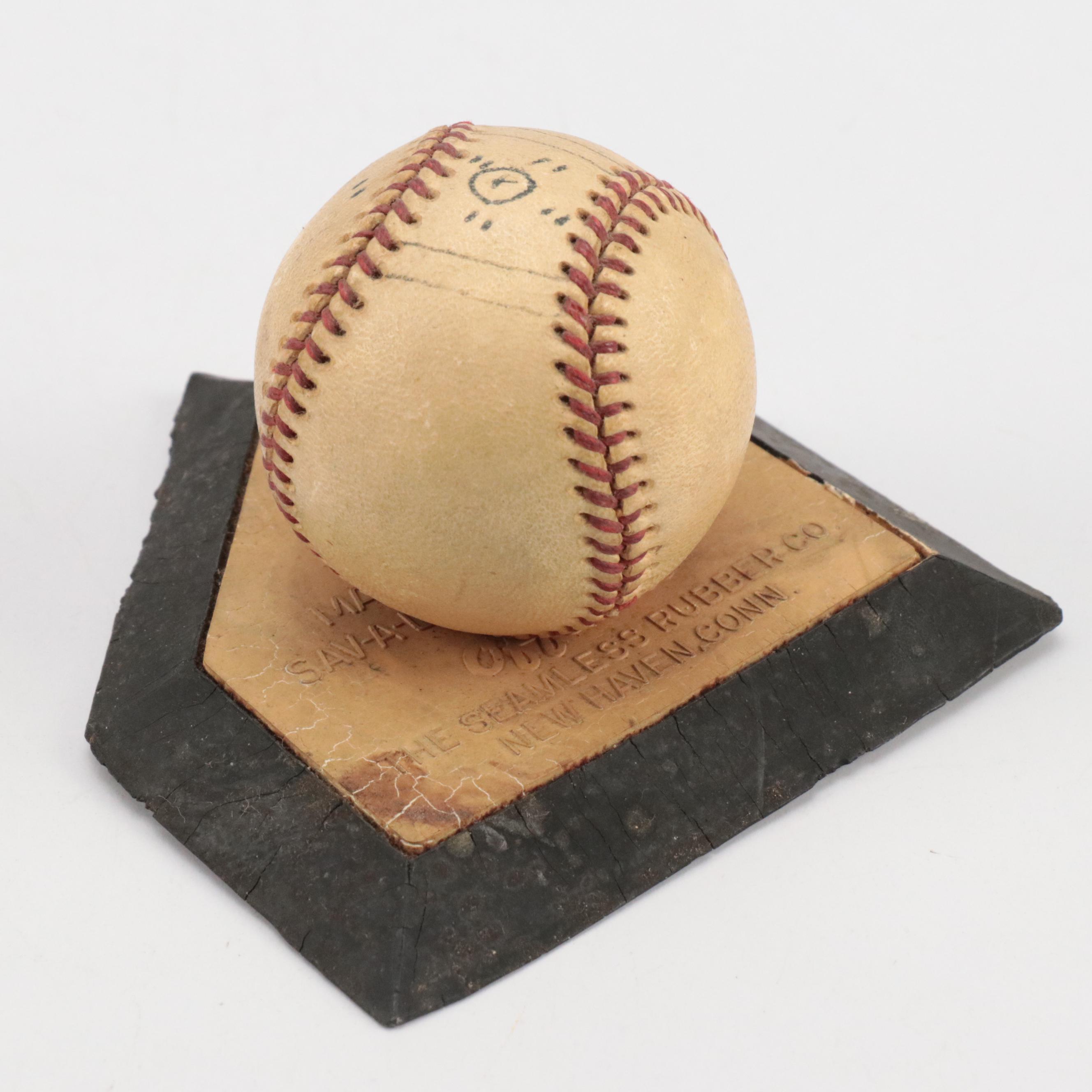 Wilson A1001, Seamless Rubber Baseballs with Cricket Ball and Shuffle Alley Puck