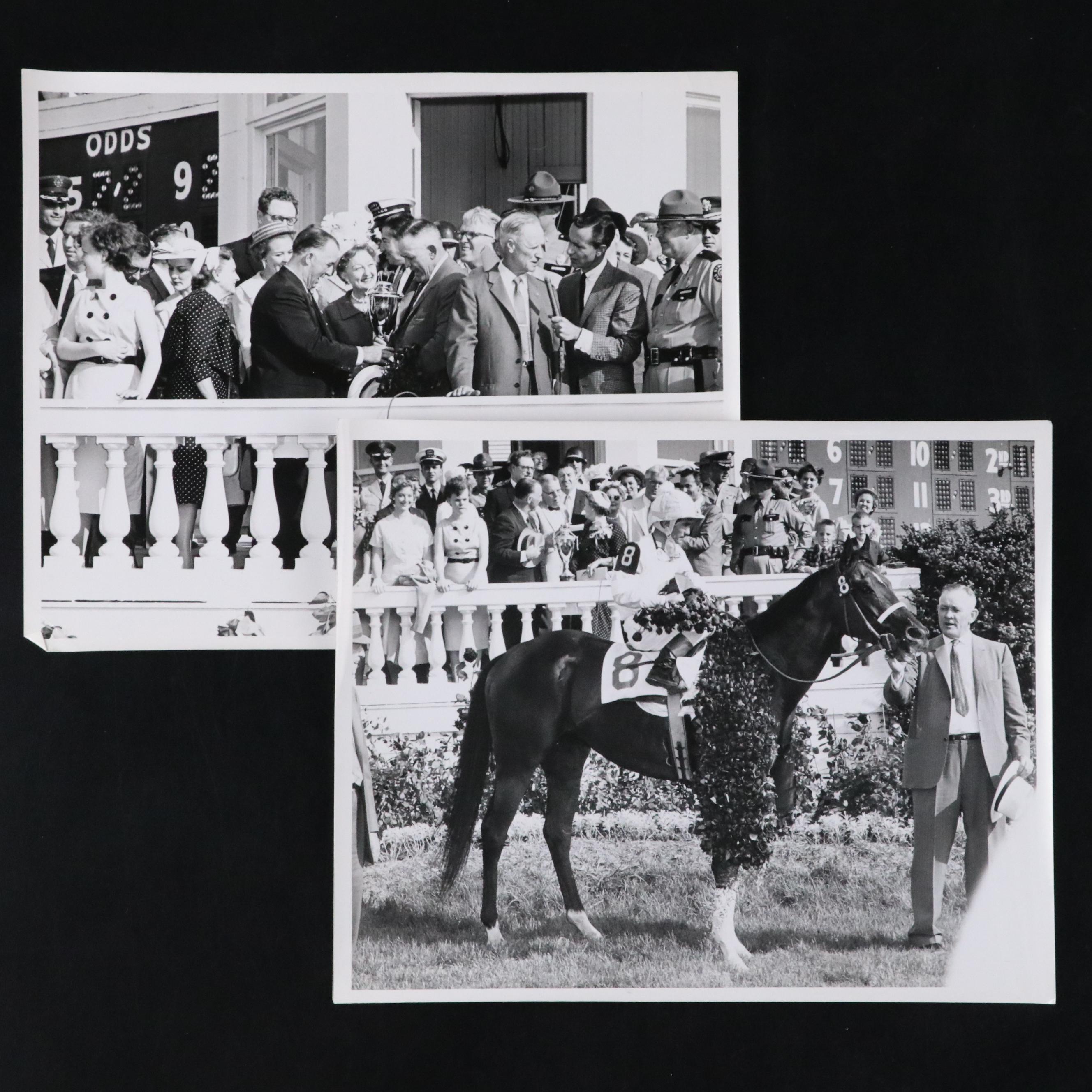 Photos of Kentucky Derby Winner Tomy Lee, Bill Shoemaker and Fred Turner, 1959