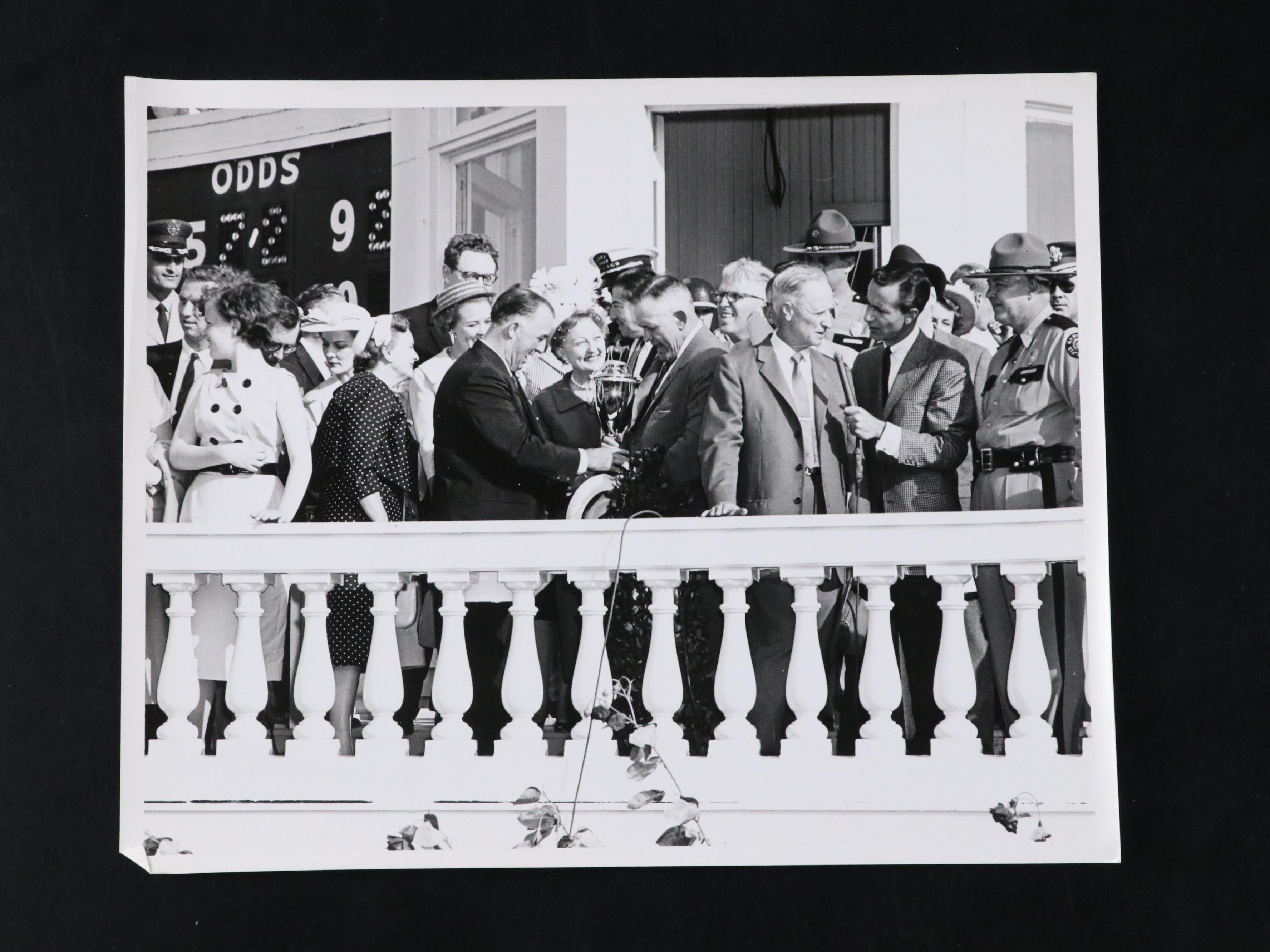 Photos of Kentucky Derby Winner Tomy Lee, Bill Shoemaker and Fred Turner, 1959