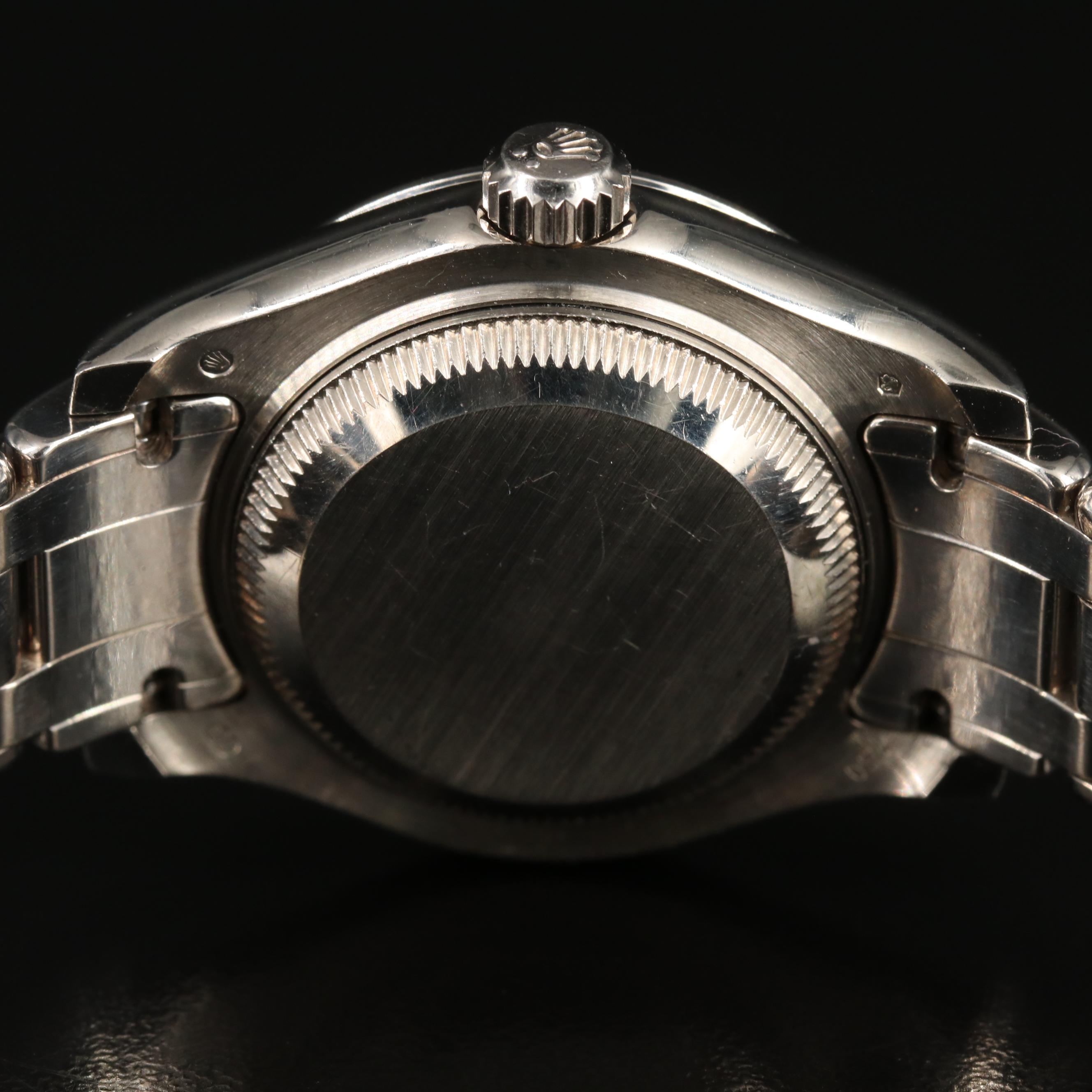 2000 Rolex Pearlmaster 1.54 CTW Factory Diamond Dial & Bezel 18K Gold Watch