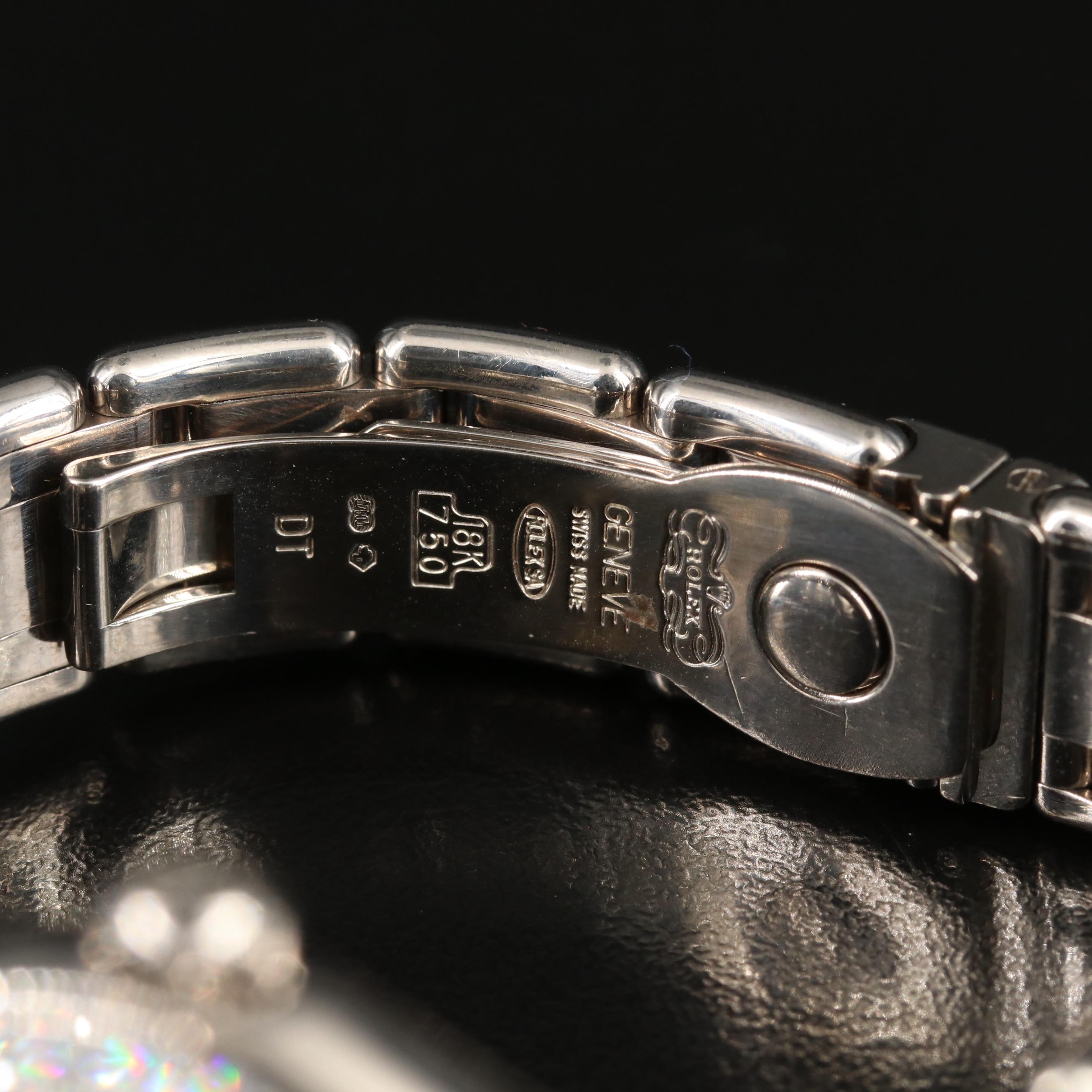 2000 Rolex Pearlmaster 1.54 CTW Factory Diamond Dial & Bezel 18K Gold Watch