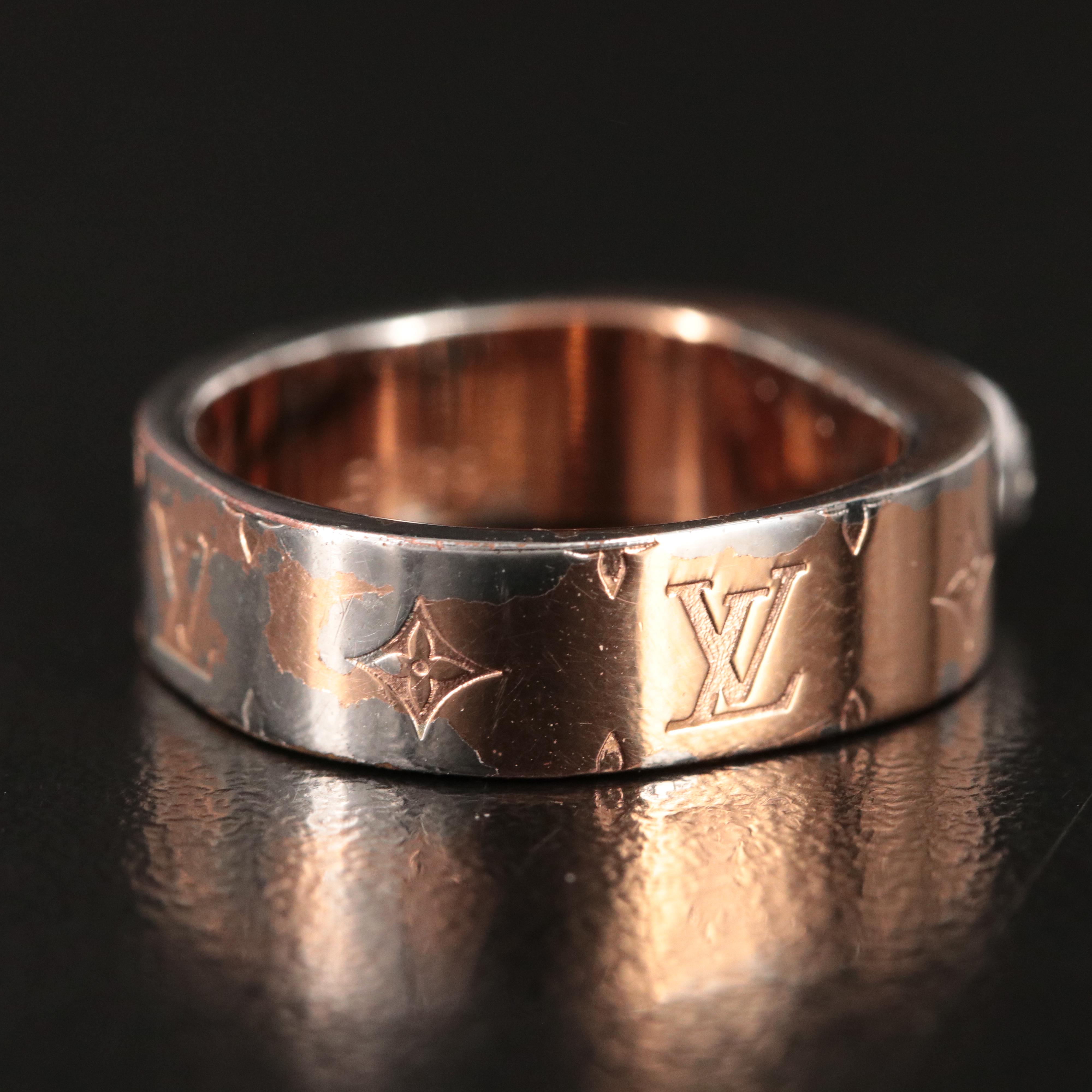 Louis Vuitton Nanogram Square Ring | Everything But The House