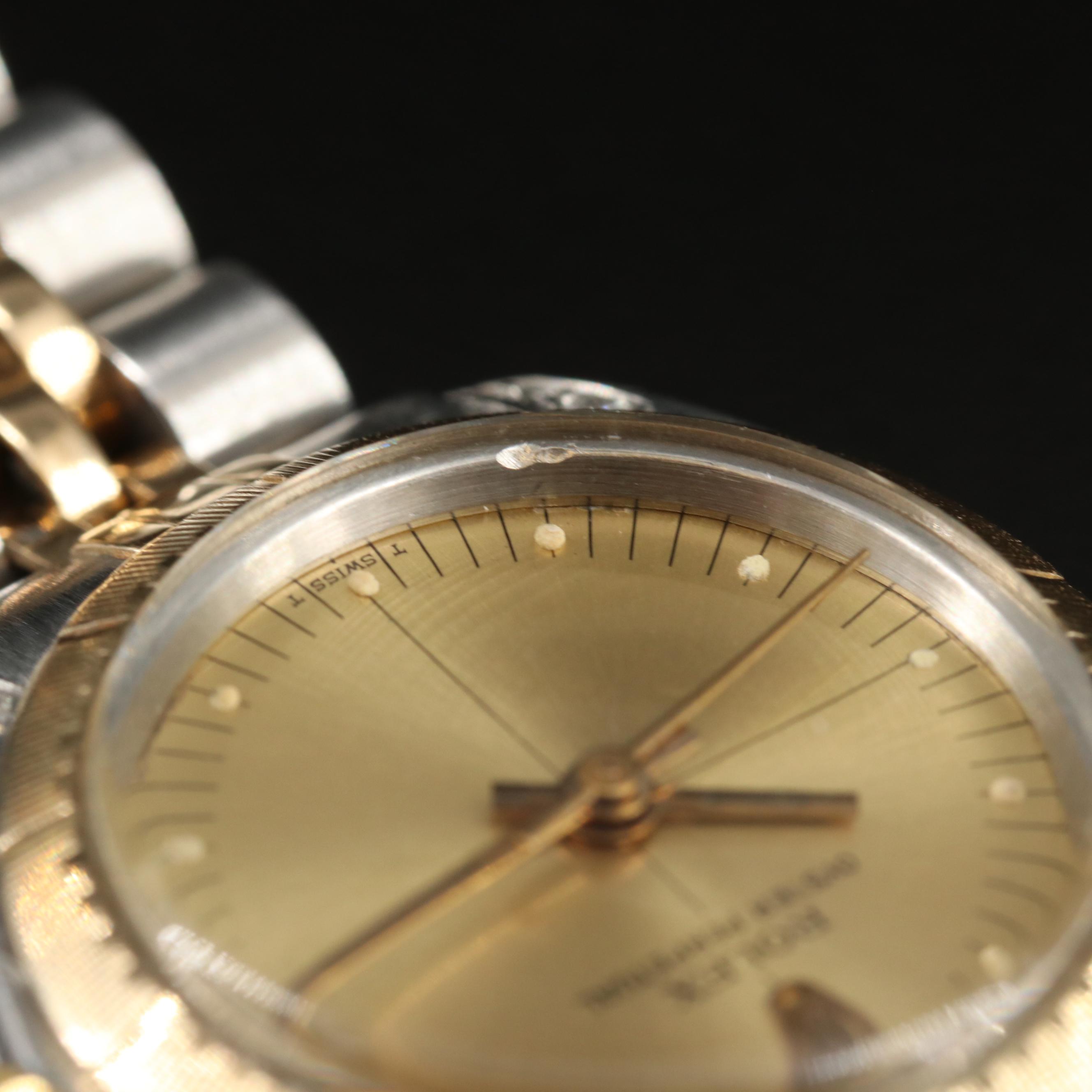 1981 Rolex Oyster Perpetual Zephyr Dial and Bezel Watch