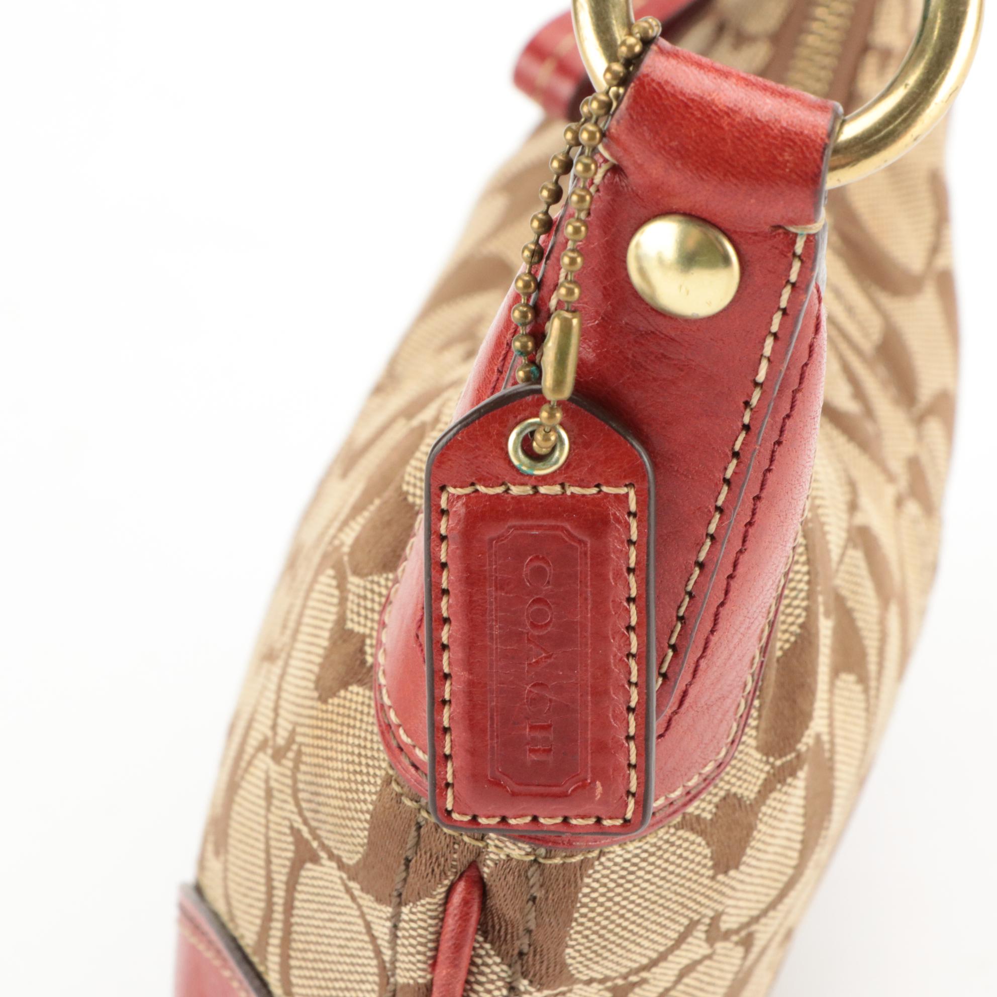 Coach Leather Legacy Tote, Signature Mini Red Hobo Bag, Ashley Pleated ...