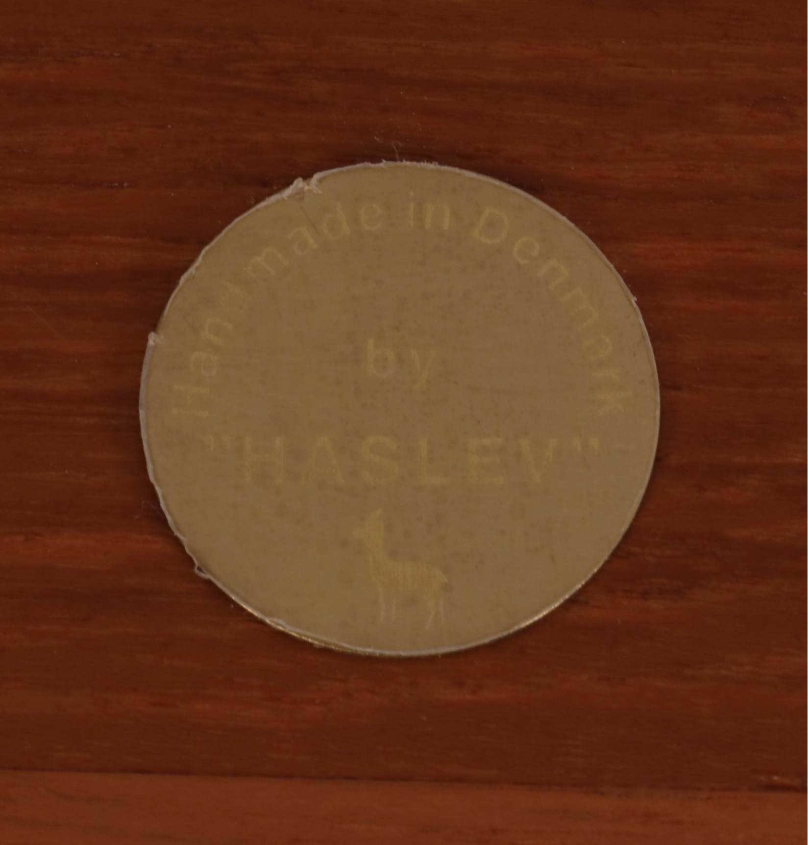 Haslev Danish Teak and Stainless Steel Coffee Table From Furniture By Otmar