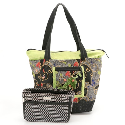 Goody Goody Objects of Delight Embroidered Tote with In-Bag Organizer
