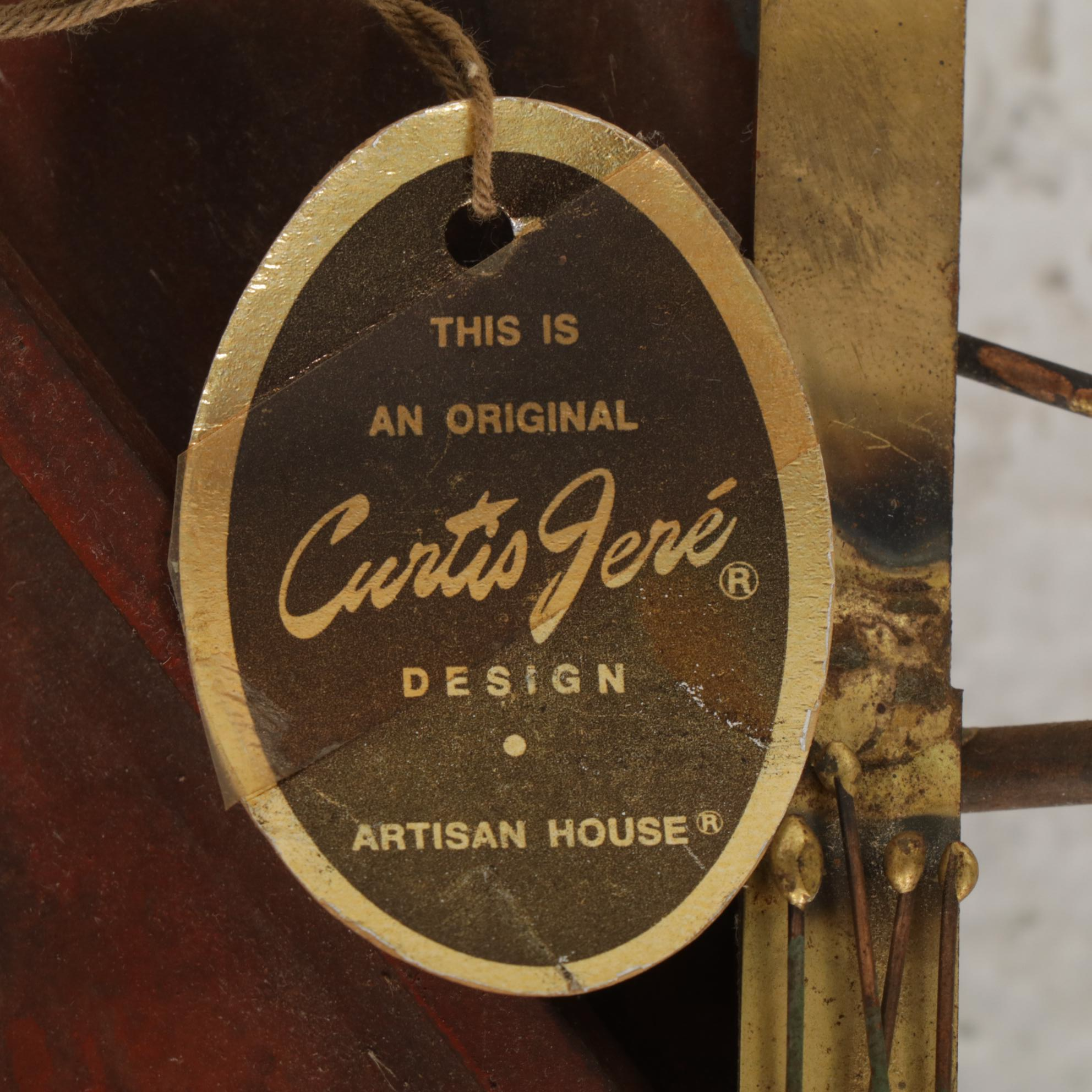 Curtis Jeré Mixed Metals Covered Bridge Wall Sculpture