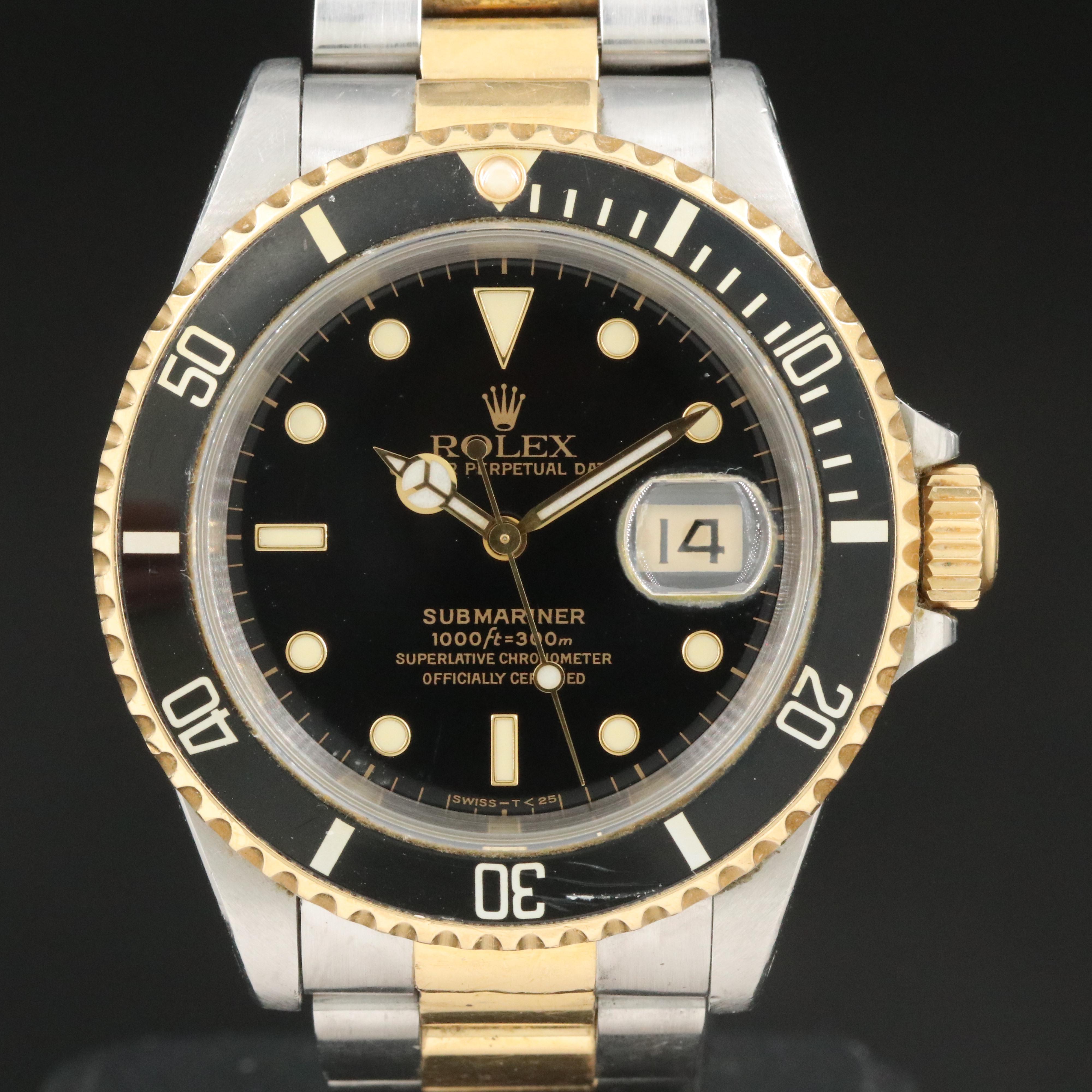 1991 Rolex Submariner Date Watch