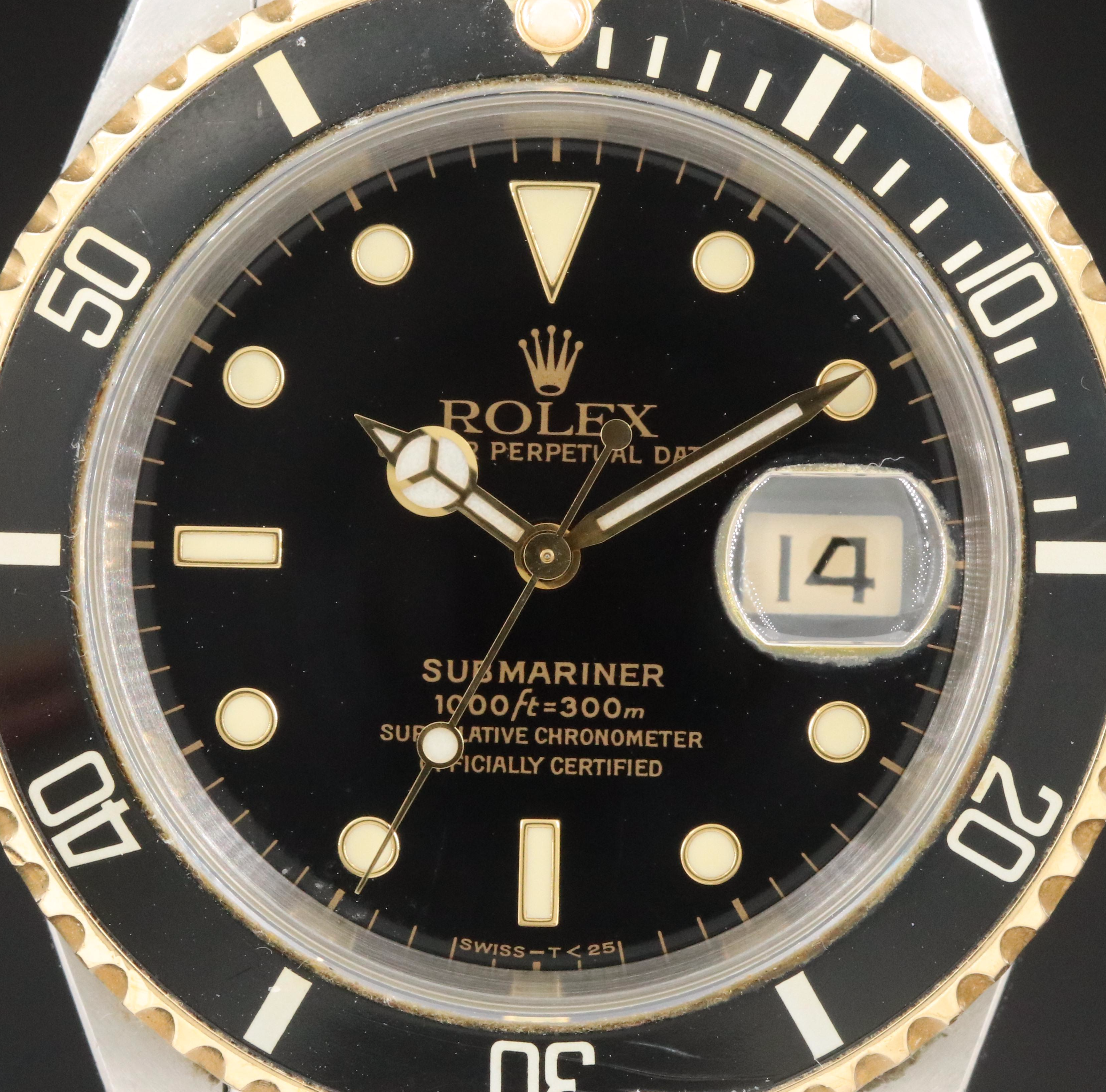 1991 Rolex Submariner Date Watch
