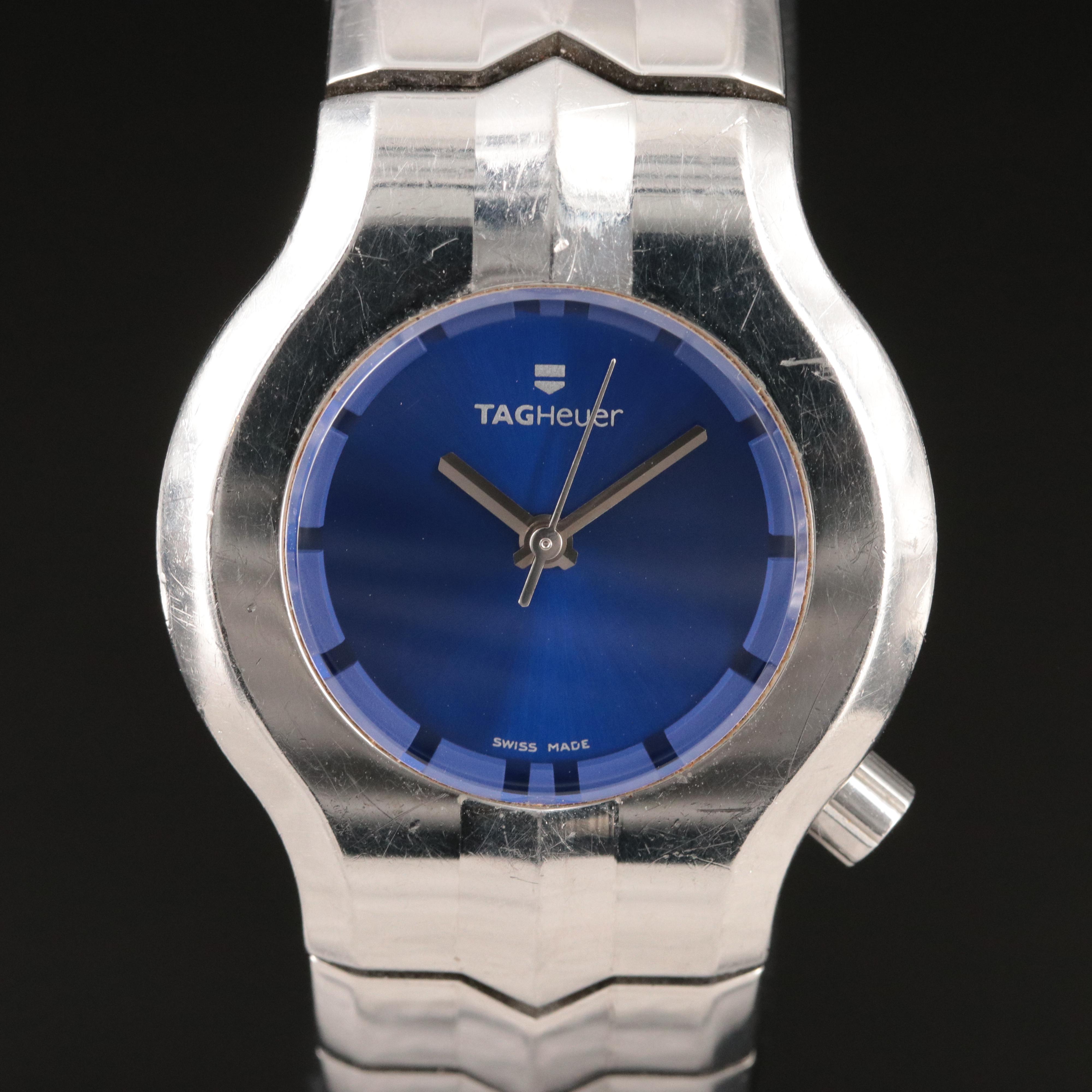 TAG Heuer Alter Ego Blue Dial Stainless Steel Watch