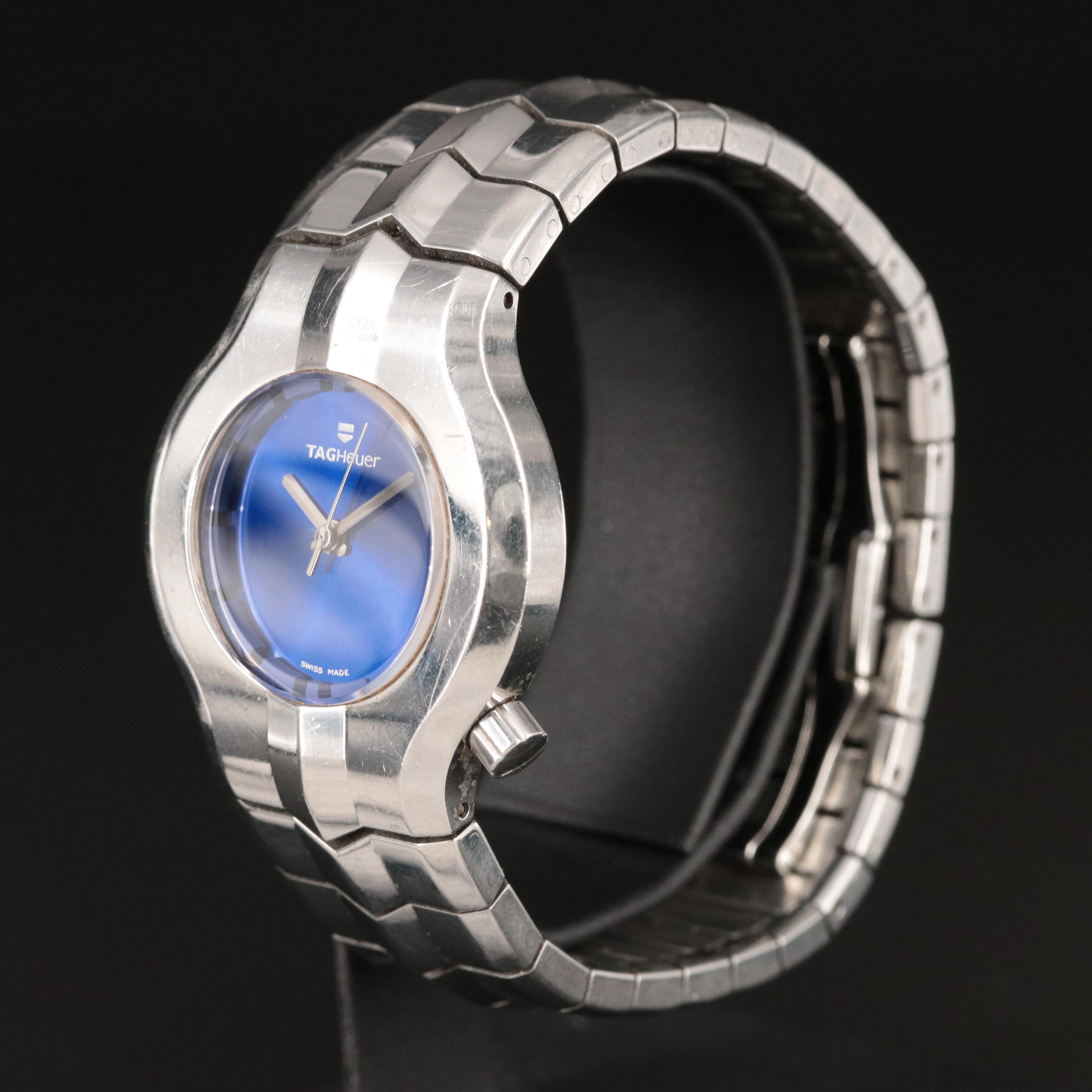 TAG Heuer Alter Ego Blue Dial Stainless Steel Watch