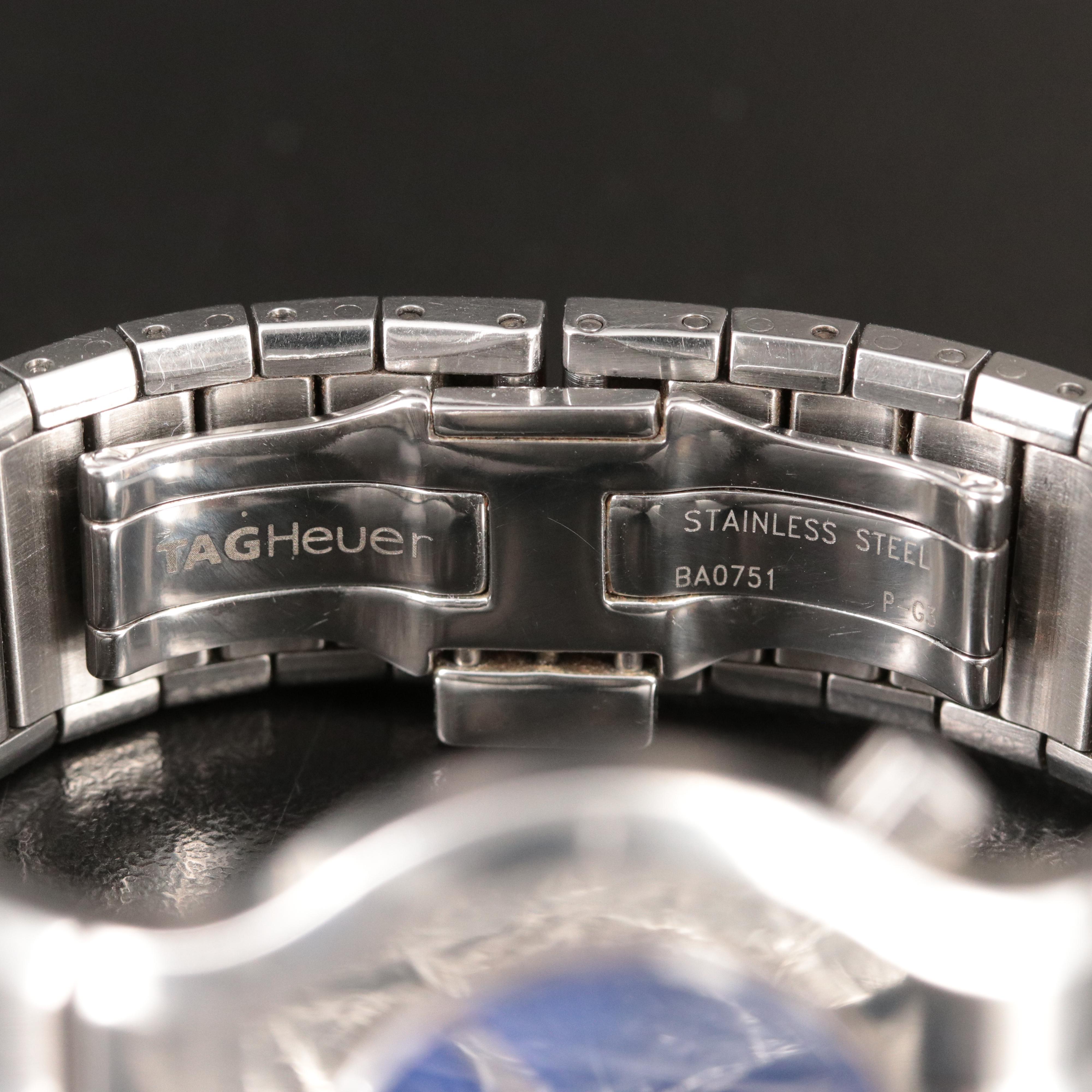 TAG Heuer Alter Ego Blue Dial Stainless Steel Watch