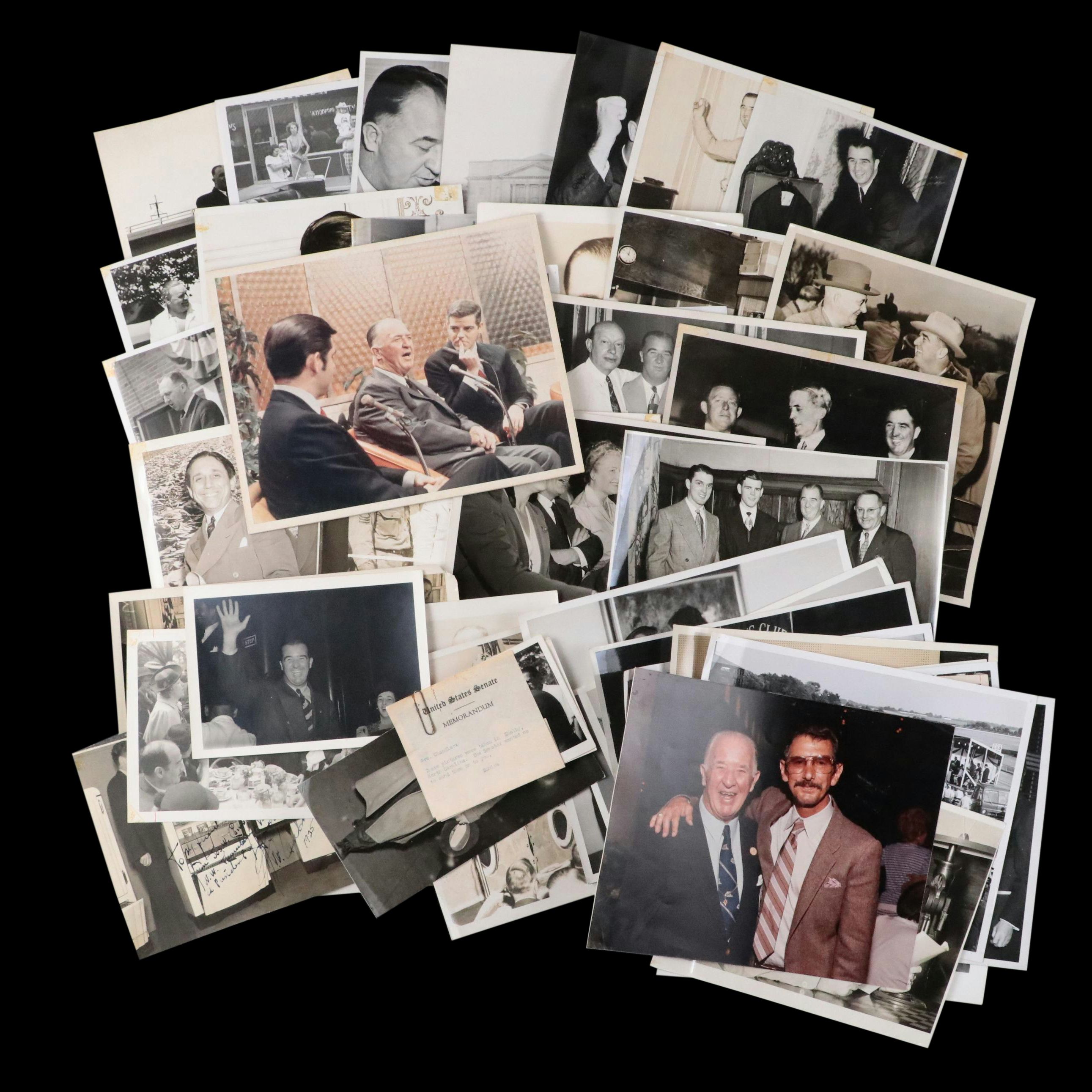 Photographs of Albert Benjamin "Happy" Chandler and More, Mid to Late 20th C.