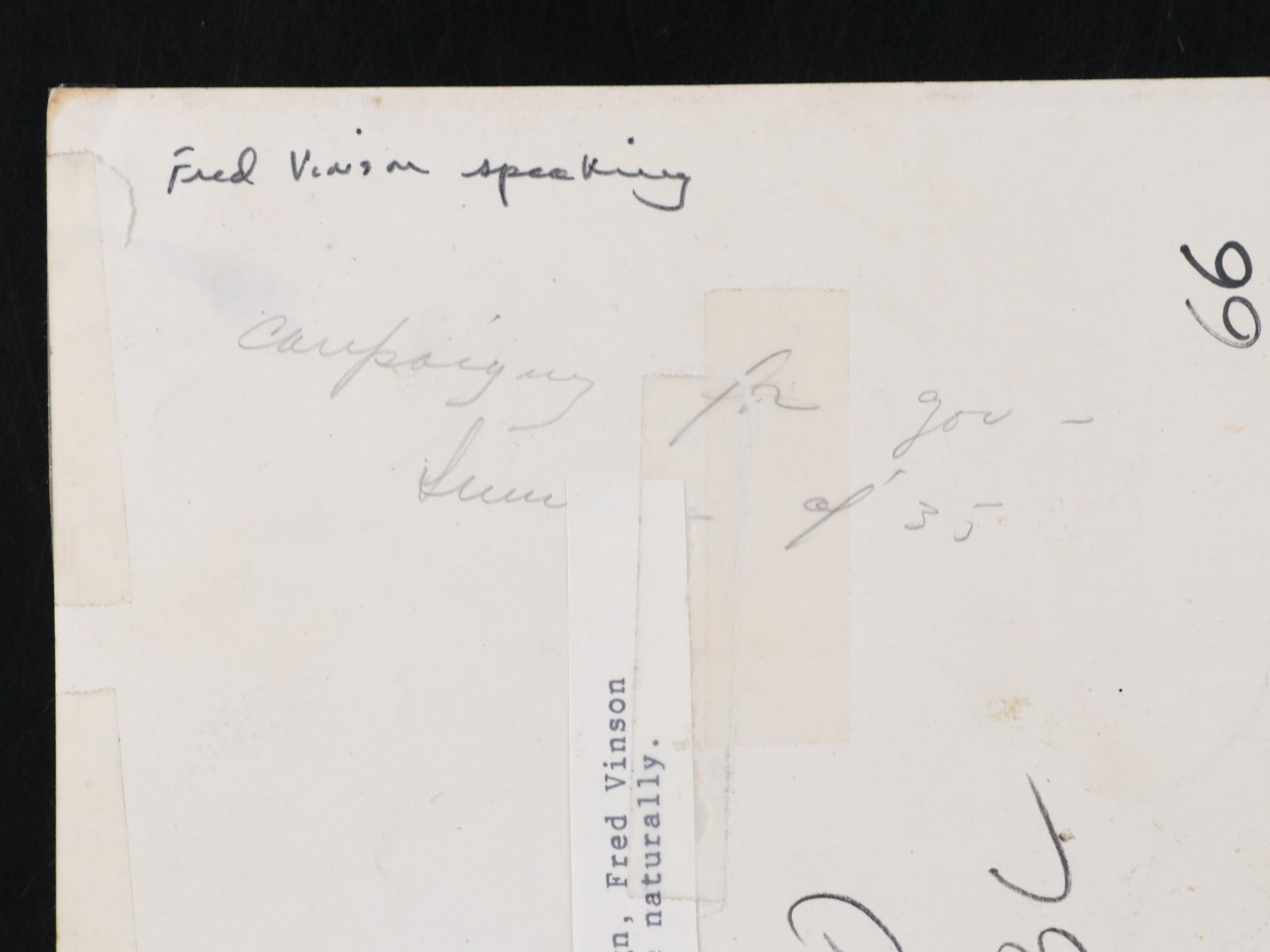 Photos of A. B. "Happy" Chandler's Governor and Presidential Campaigns and More