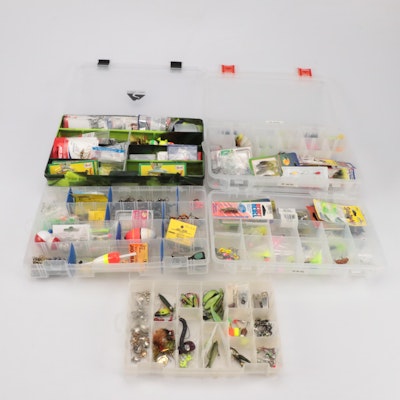 J&D Jigs and More Fishing Lures, Hooks, Flies, and Spinners, More in Organizers