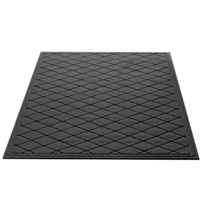 2'10 x 4'4 Water-Absorbing Floor Guard Doormat in Charcoal