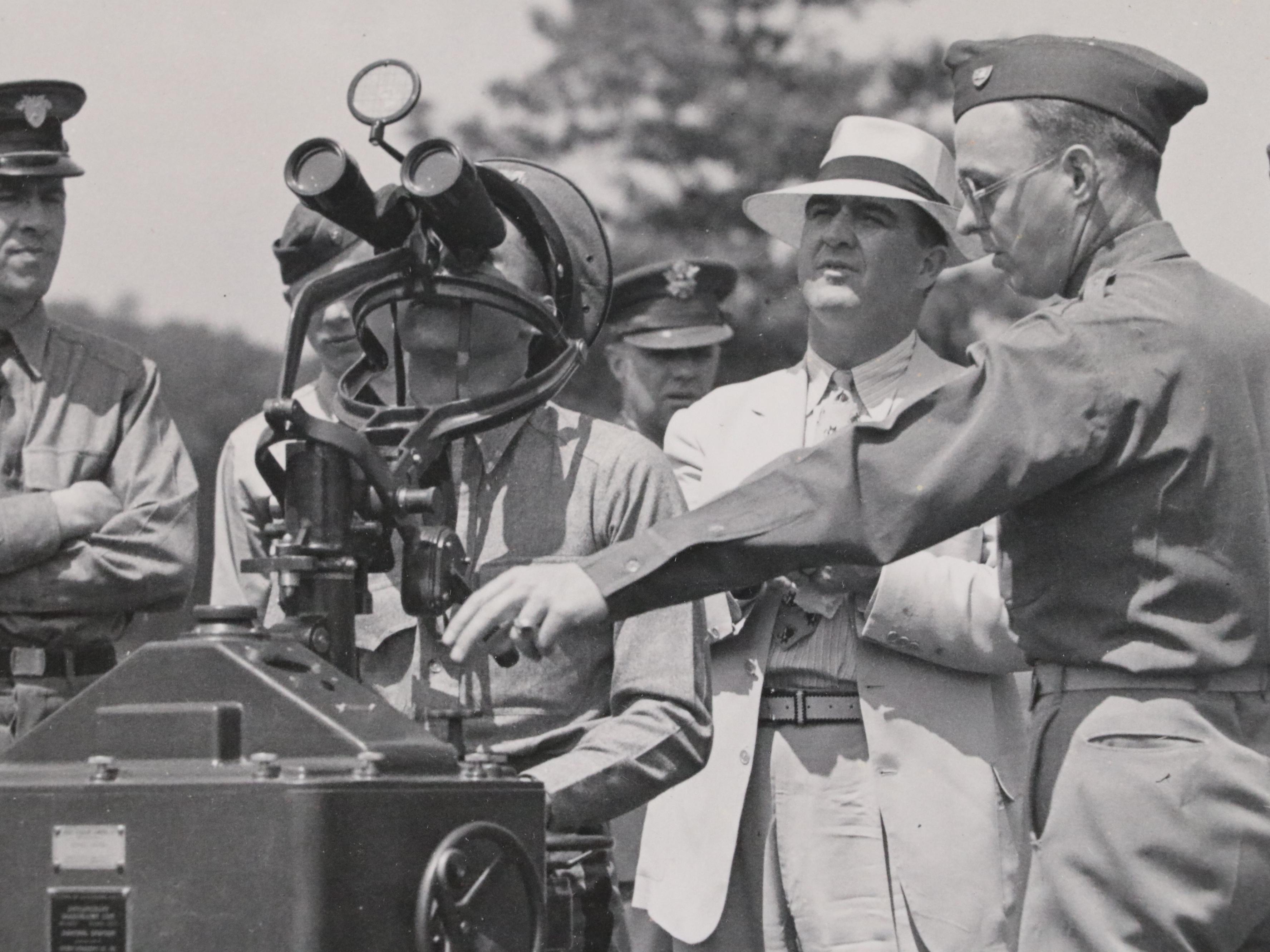 Photos of A. B. "Happy" Chandler Inspecting U.S. Military Equipment, Mid-20th C.