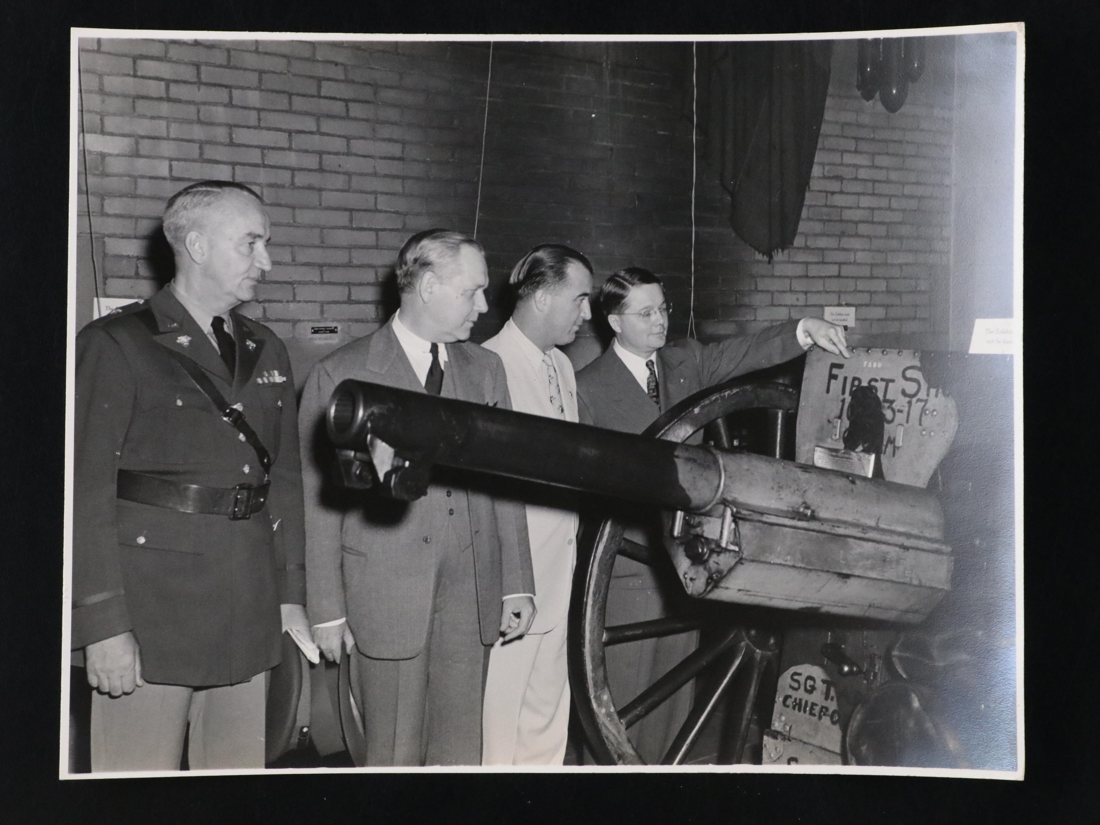 Photos of A. B. "Happy" Chandler Inspecting U.S. Military Equipment, Mid-20th C.