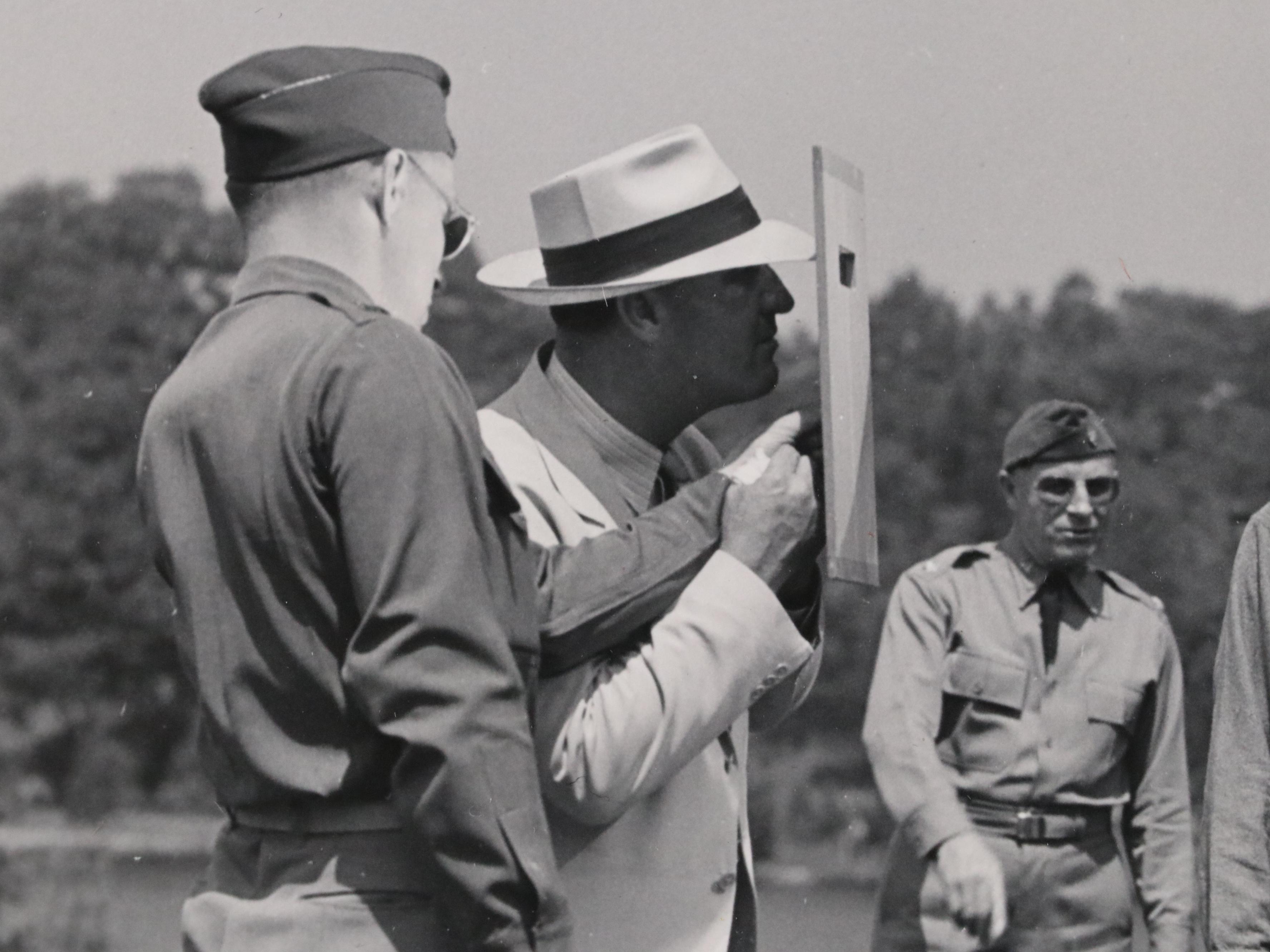 Photos of A. B. "Happy" Chandler Inspecting U.S. Military Equipment, Mid-20th C.
