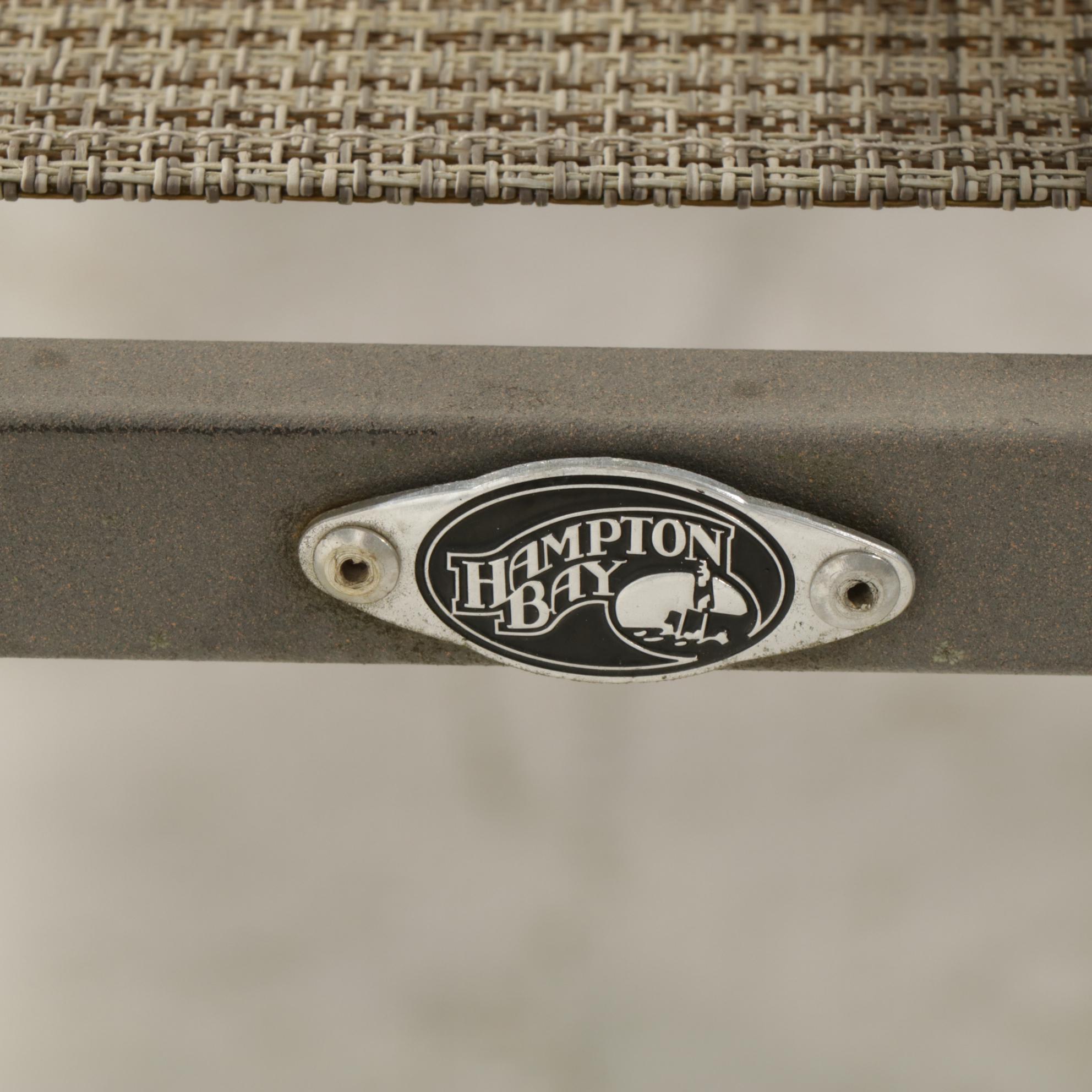 Metal Frame Patio Dining Table with Six Chairs, Late 20th to 21st Century