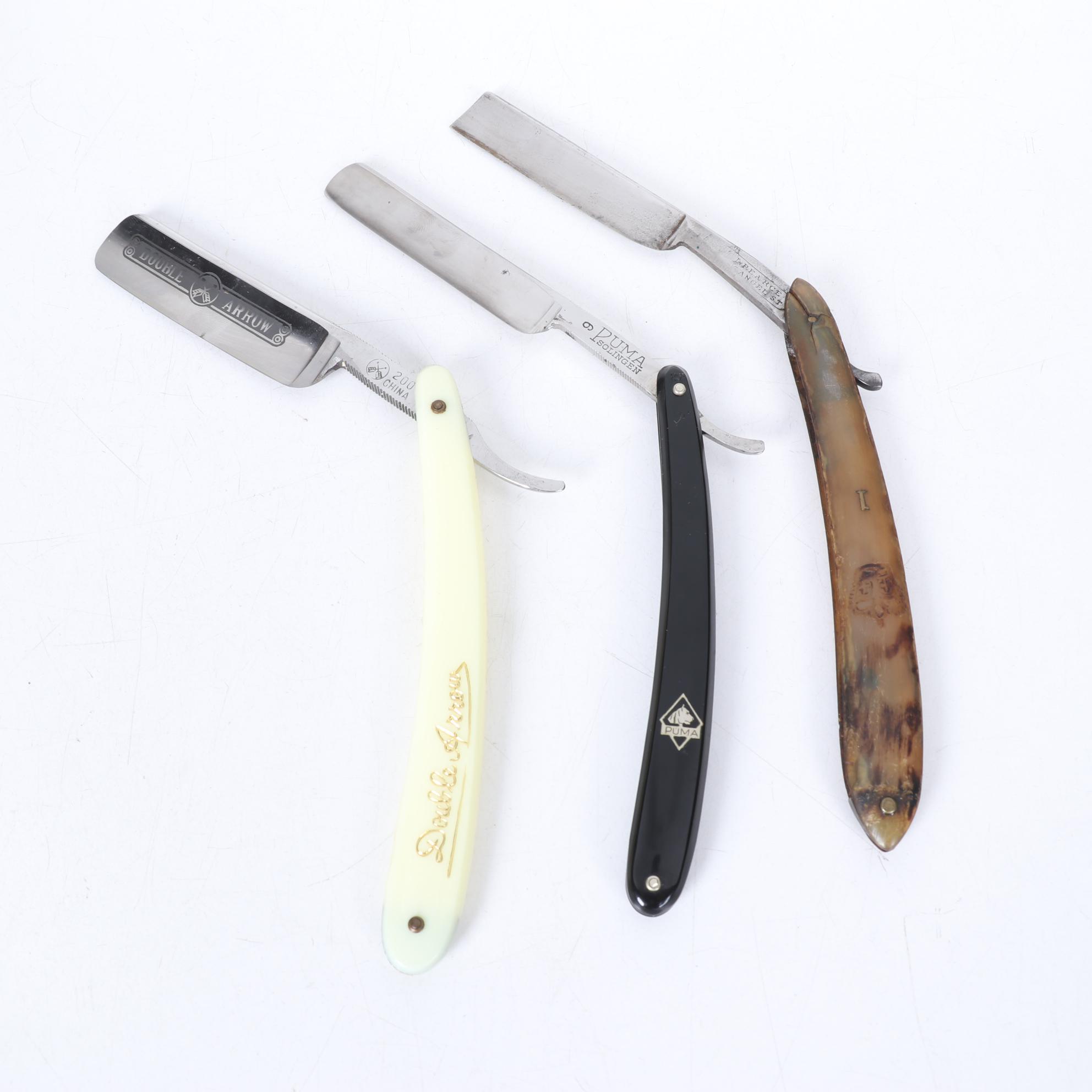 International Straight Razor Collection with Strops