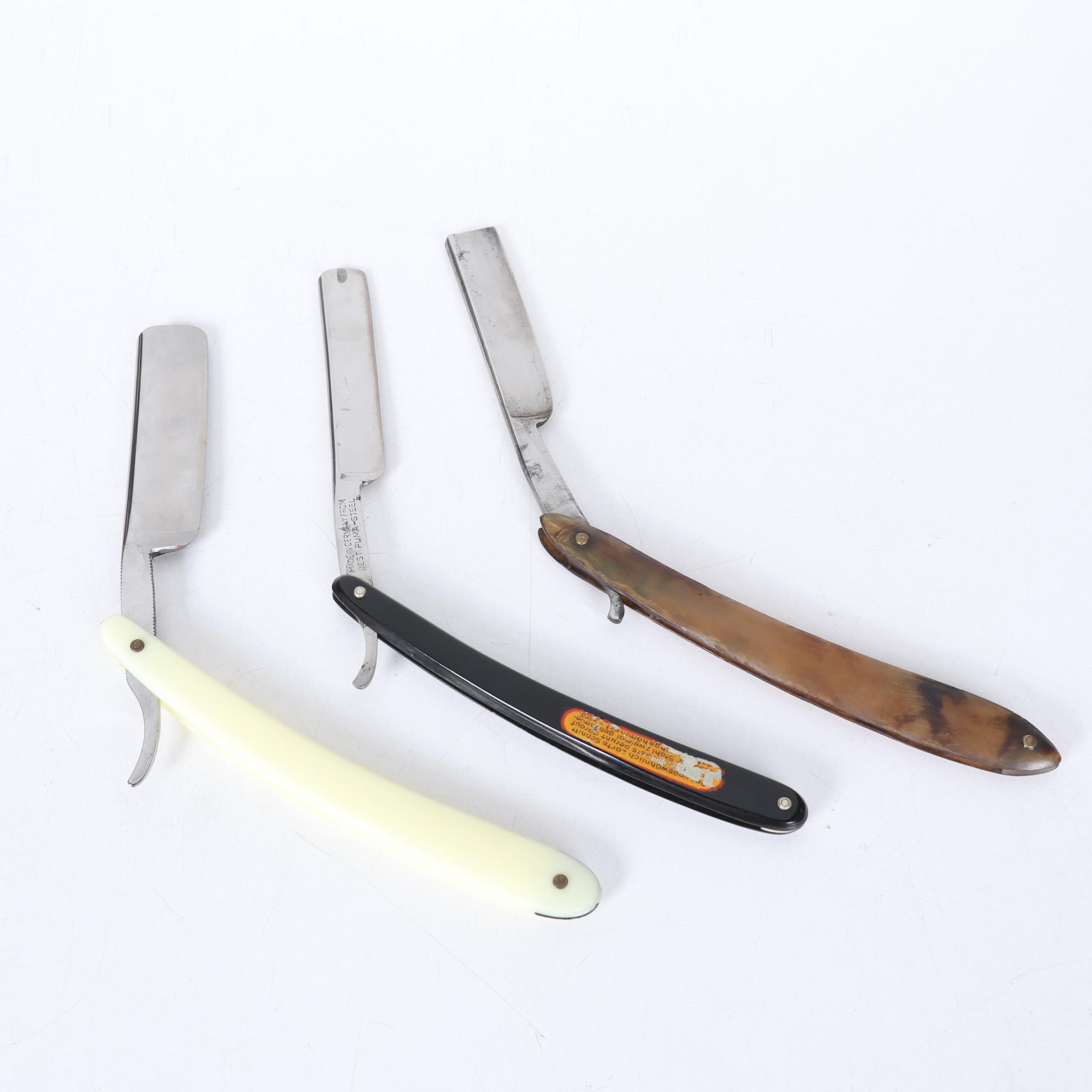 International Straight Razor Collection with Strops