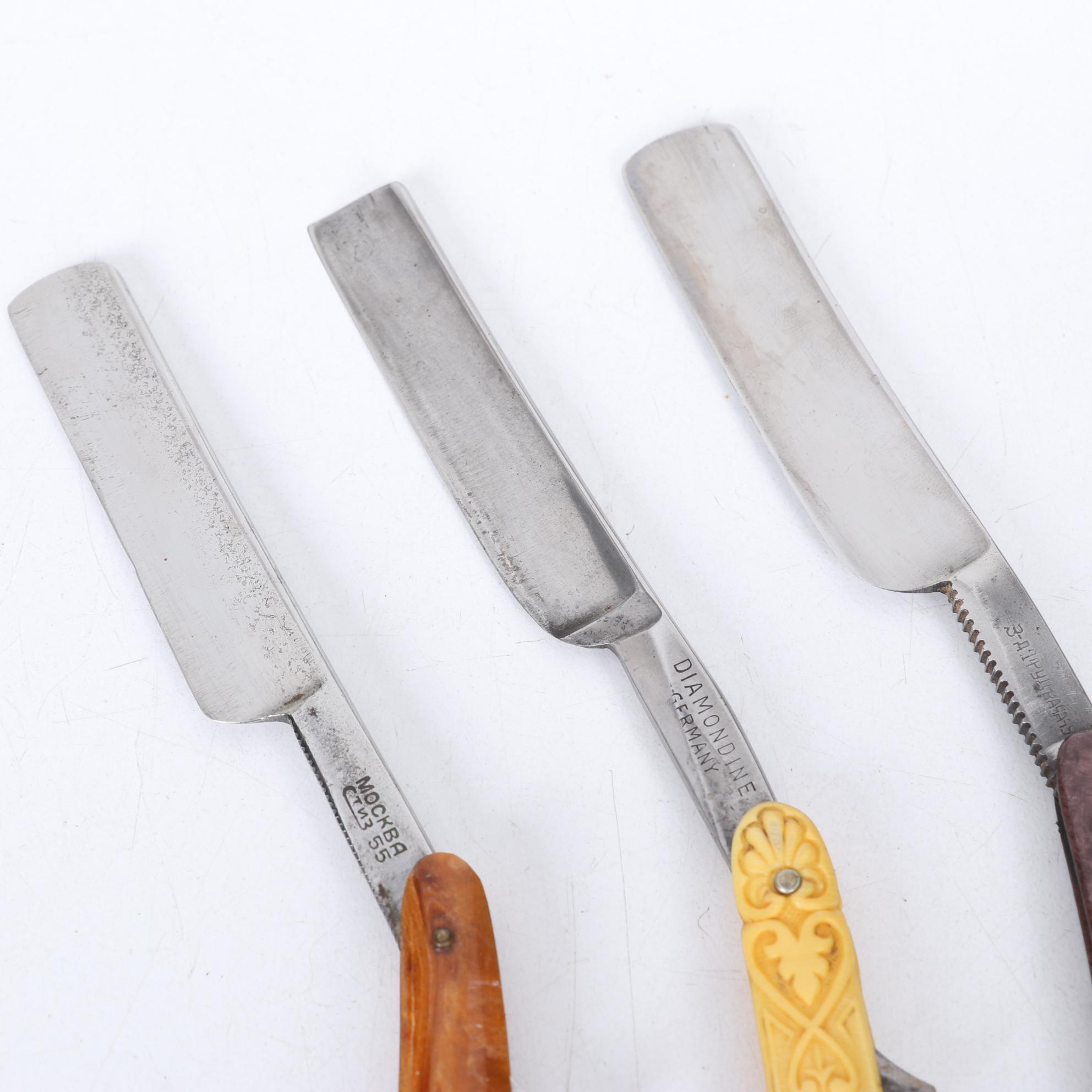 International Straight Razor Collection with Strops