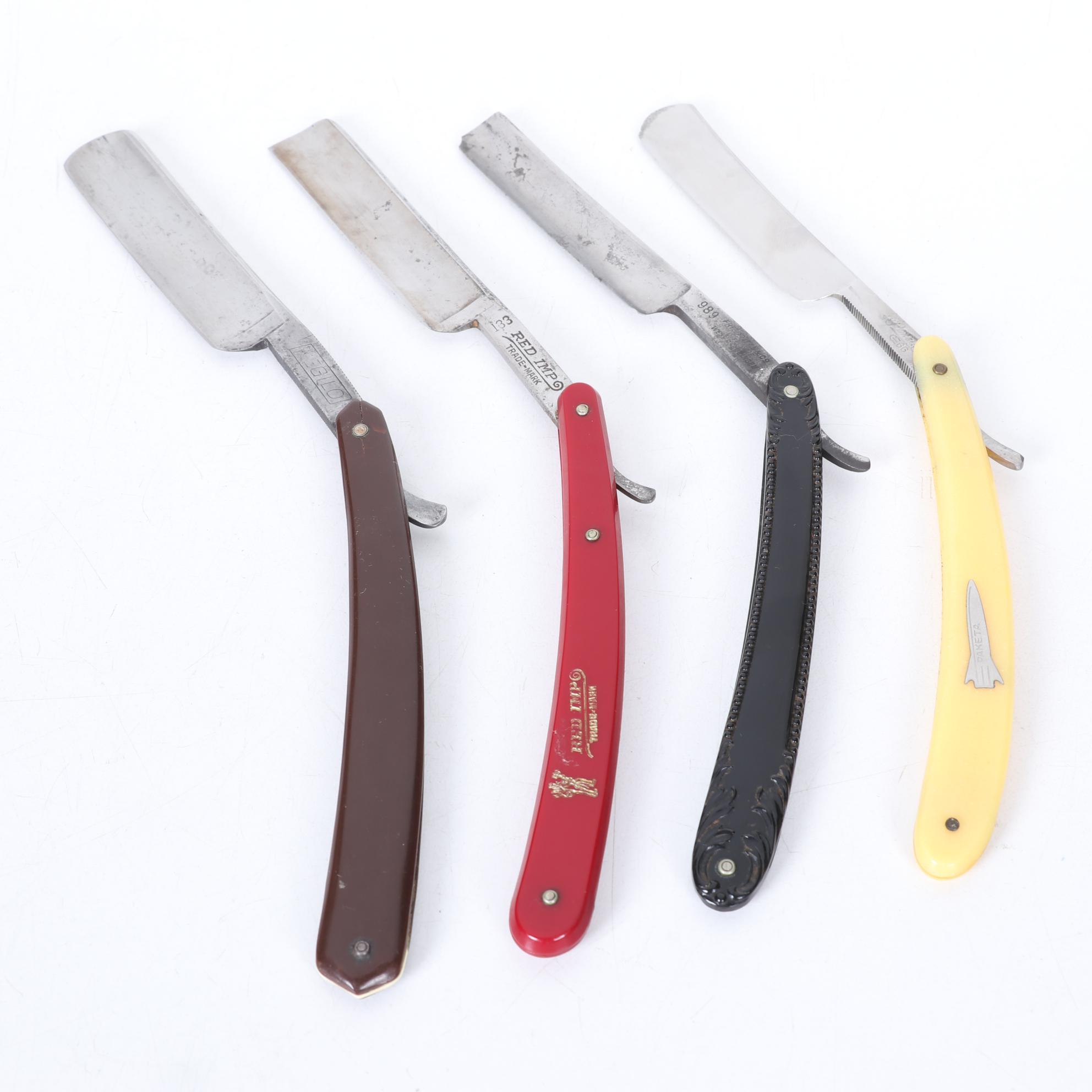 International Straight Razor Collection with Strops