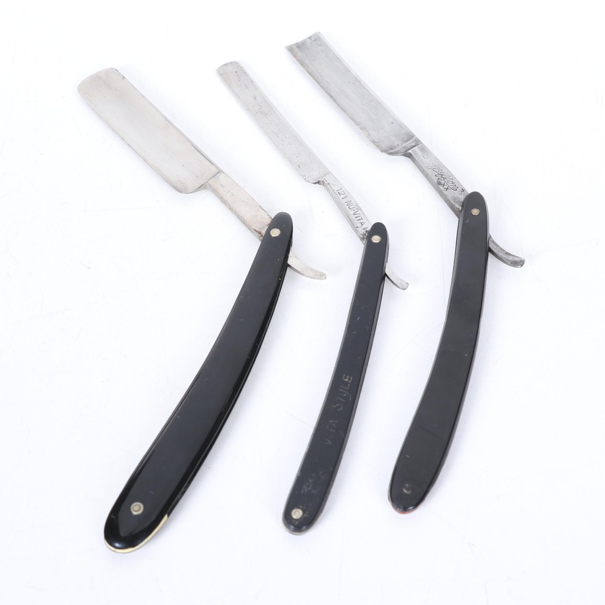 International Straight Razor Collection with Strops